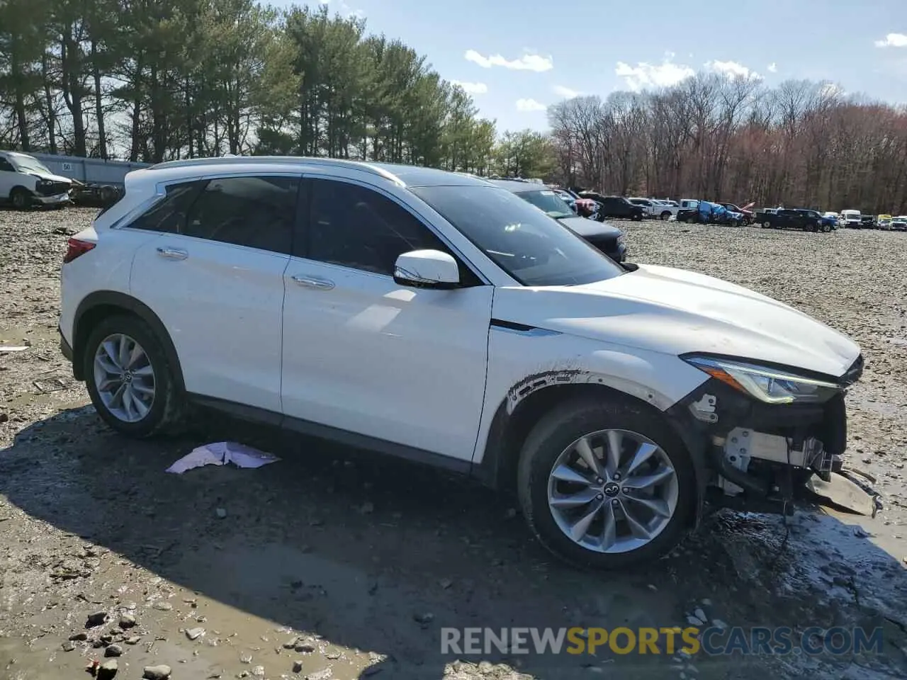 4 Photograph of a damaged car 3PCAJ5M30LF113018 INFINITI QX50 2020