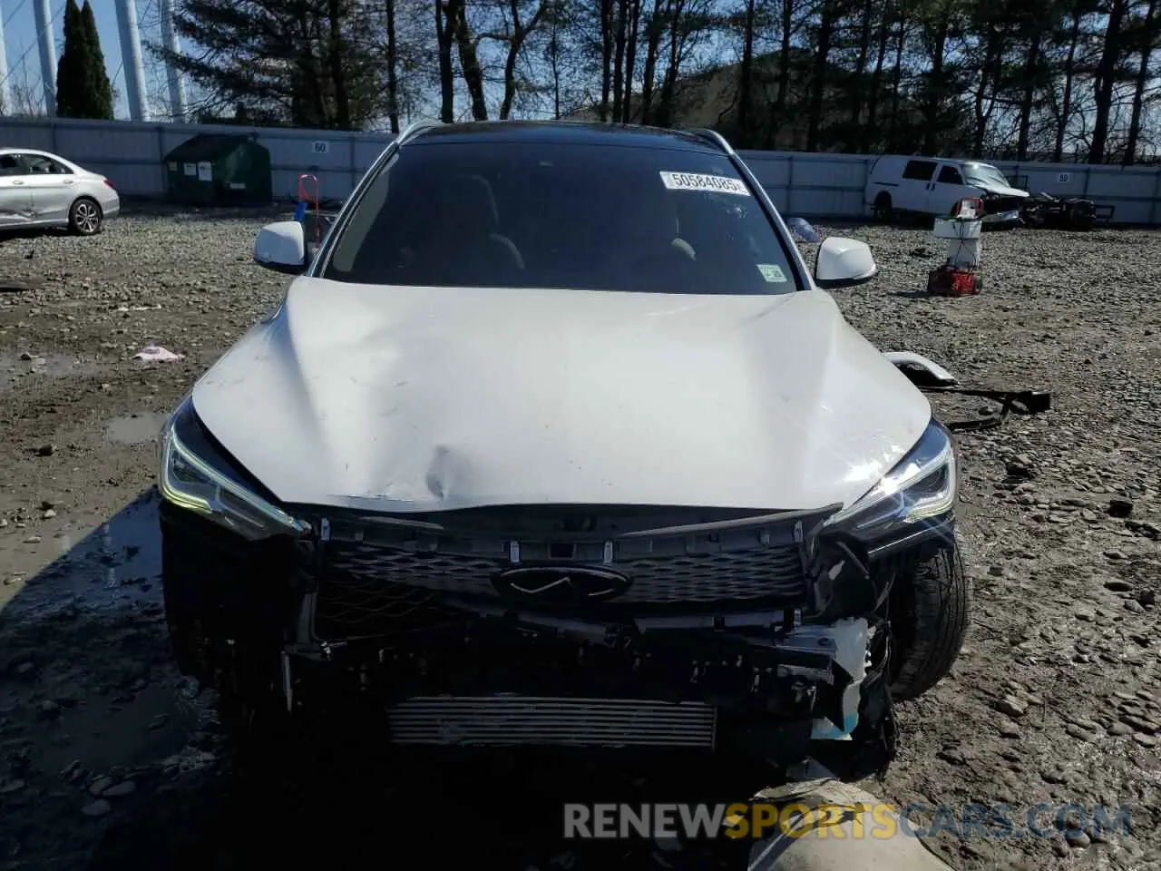 5 Photograph of a damaged car 3PCAJ5M30LF113018 INFINITI QX50 2020