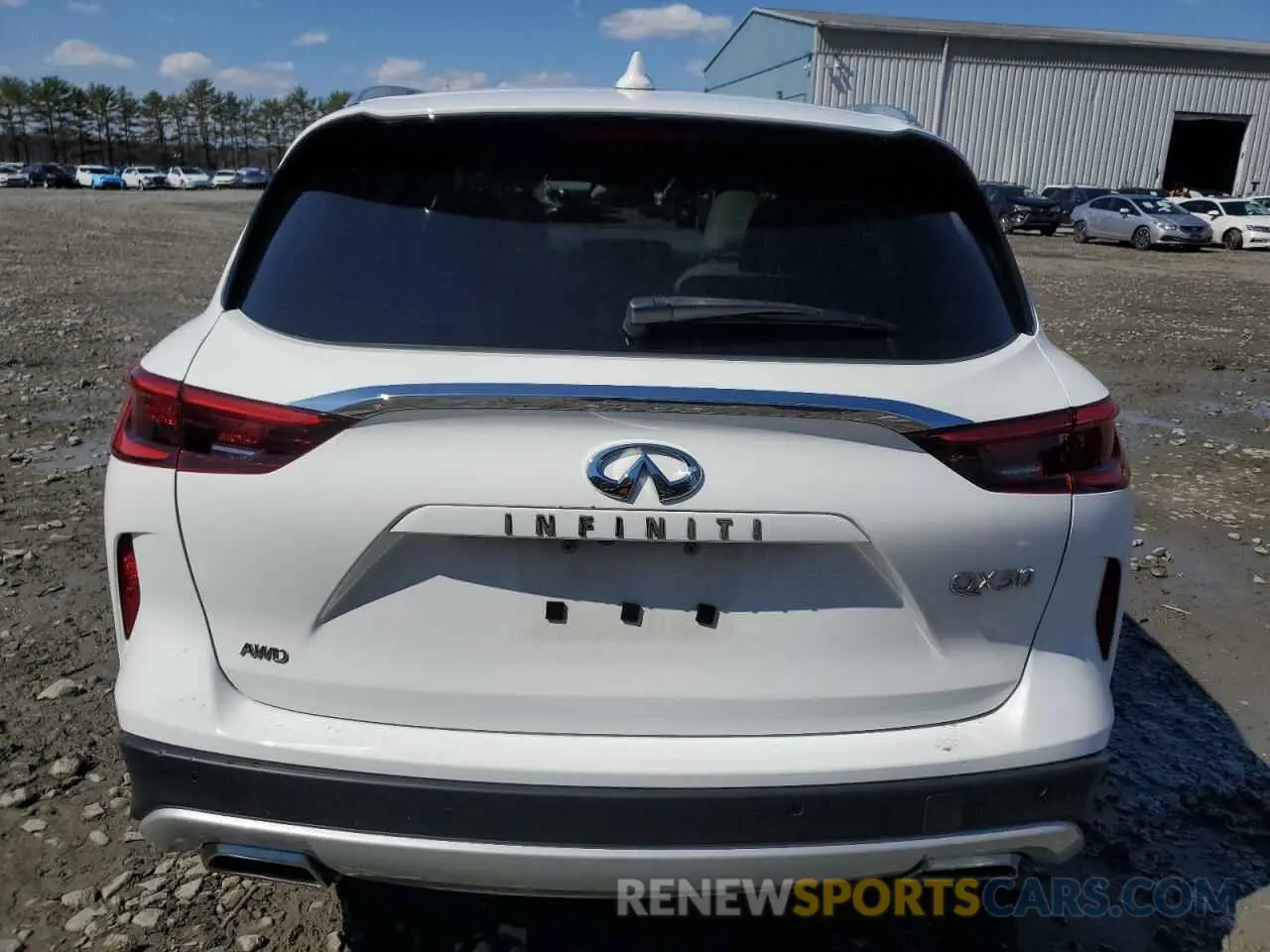 6 Photograph of a damaged car 3PCAJ5M30LF113018 INFINITI QX50 2020
