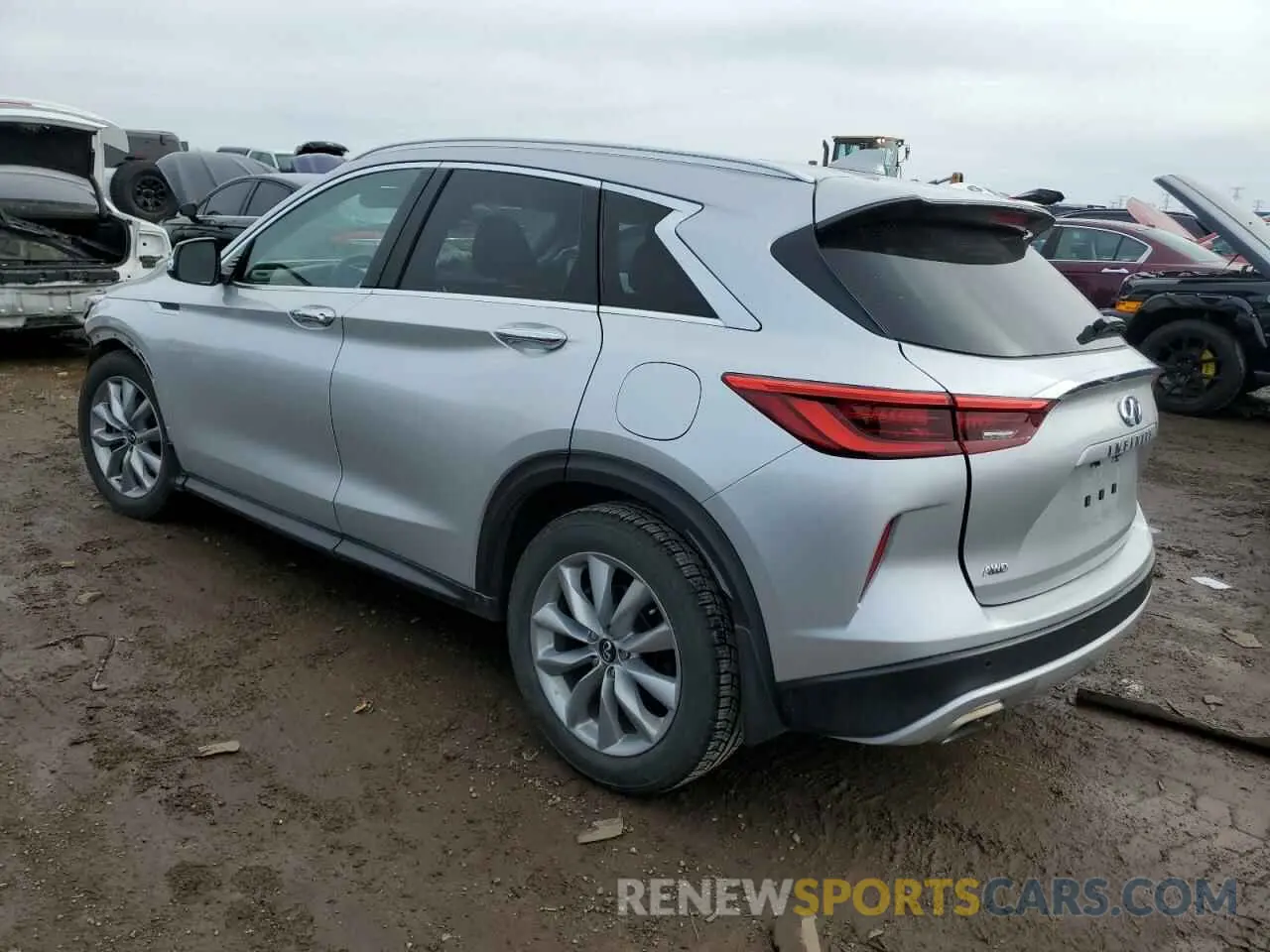 2 Photograph of a damaged car 3PCAJ5M31LF102934 INFINITI QX50 2020