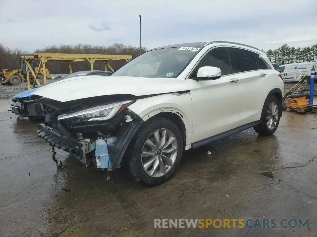 1 Photograph of a damaged car 3PCAJ5M31LF114193 INFINITI QX50 2020