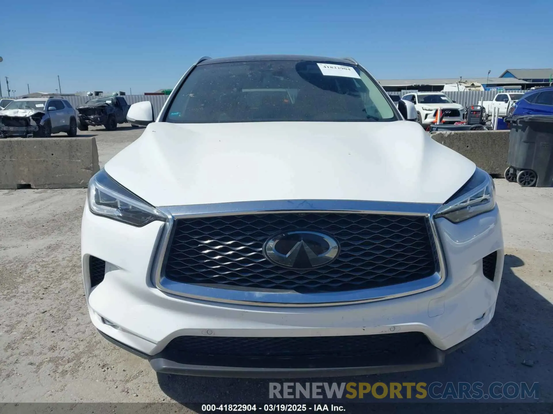 11 Photograph of a damaged car 3PCAJ5M32LF103266 INFINITI QX50 2020