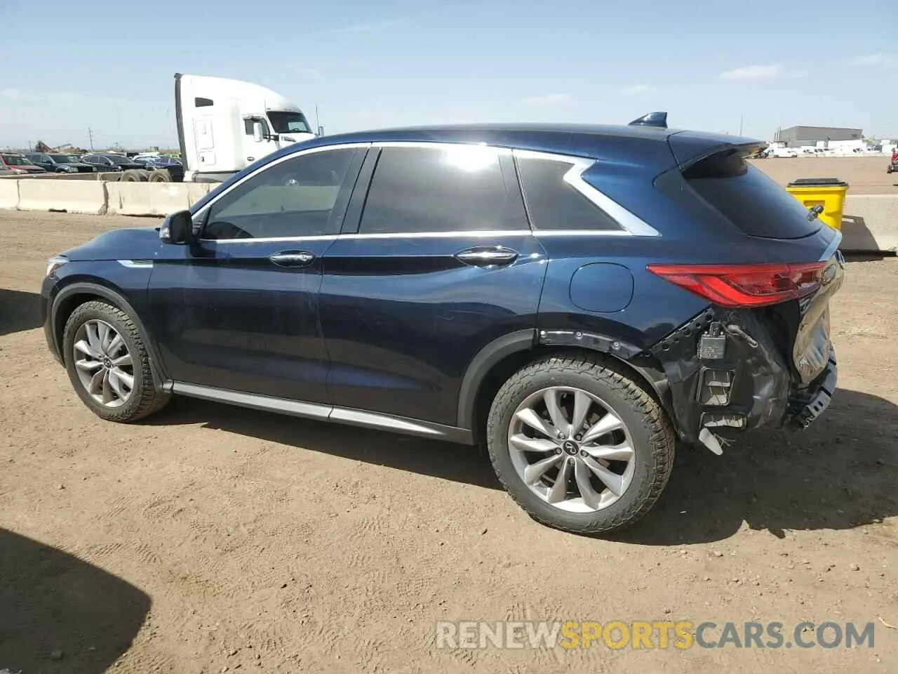 2 Photograph of a damaged car 3PCAJ5M33LF104202 INFINITI QX50 2020