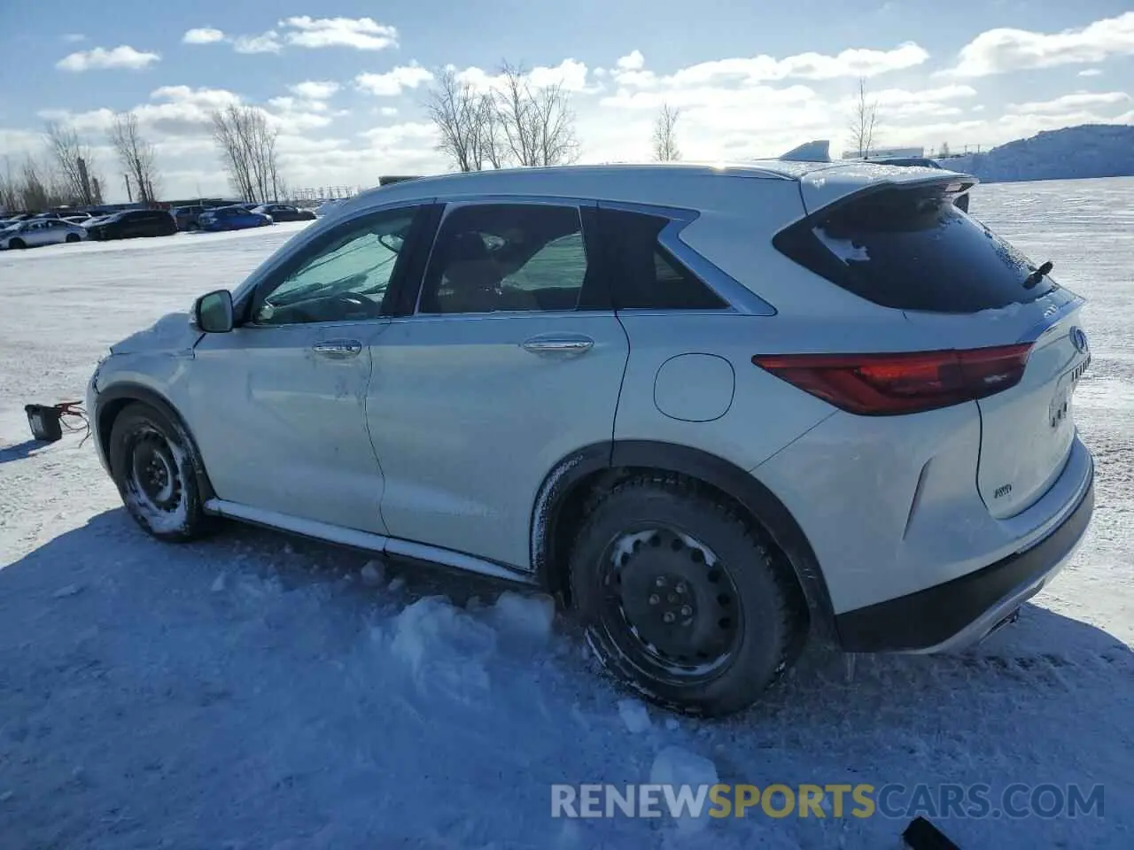 2 Photograph of a damaged car 3PCAJ5M33LF114454 INFINITI QX50 2020