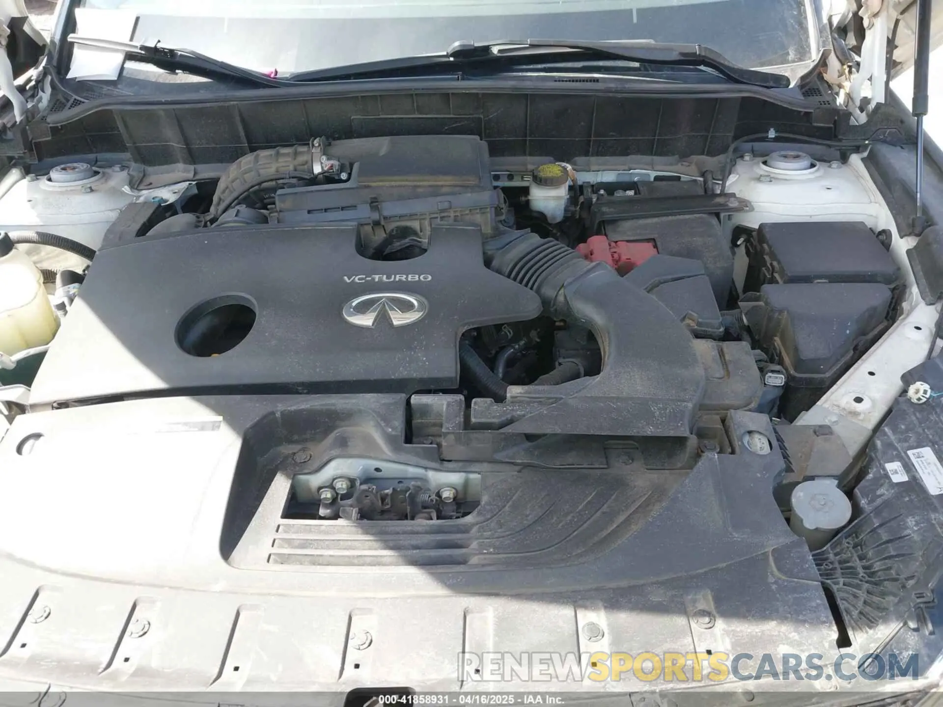 10 Photograph of a damaged car 3PCAJ5M34LF104029 INFINITI QX50 2020