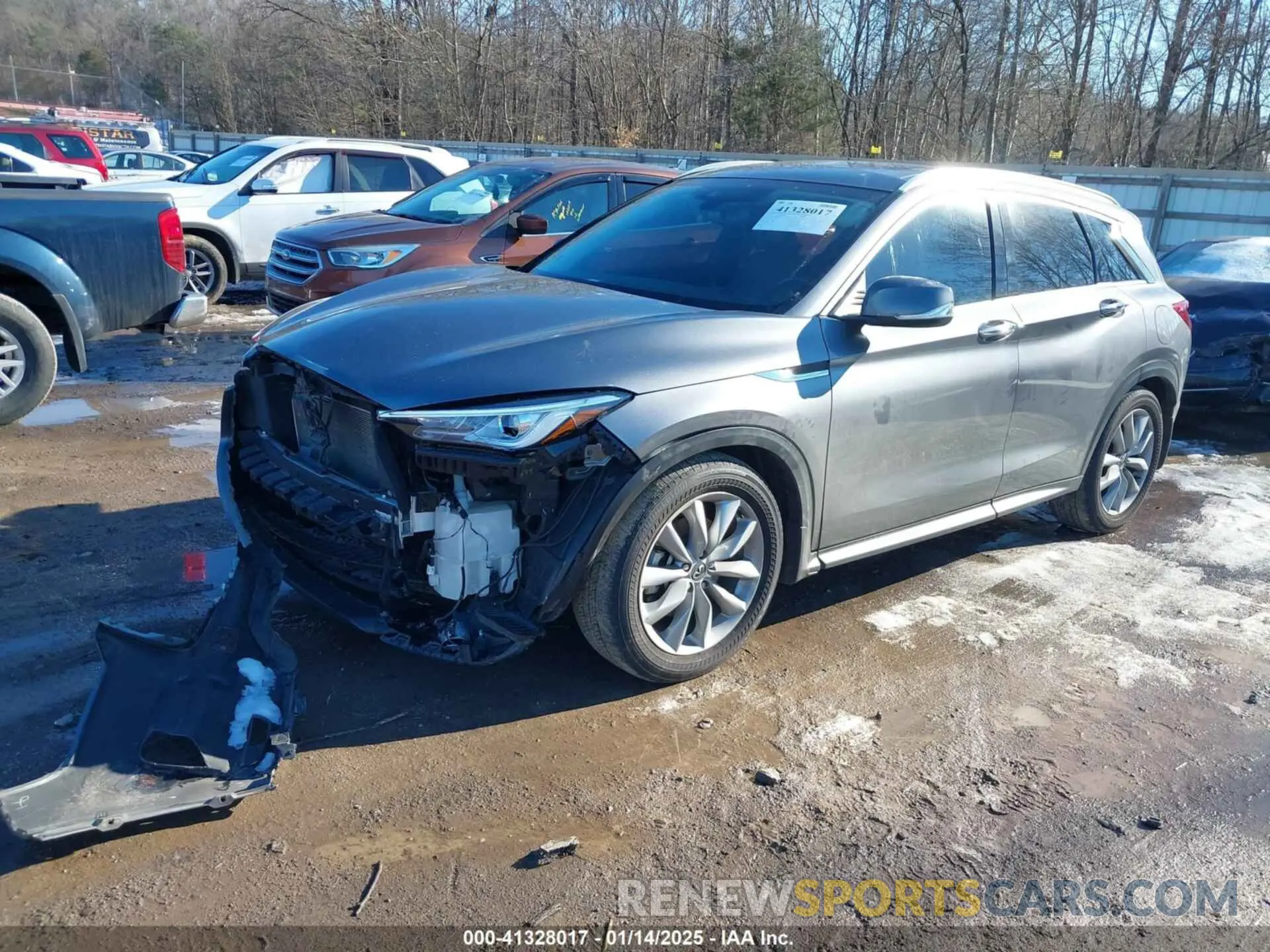 2 Photograph of a damaged car 3PCAJ5M34LF111997 INFINITI QX50 2020