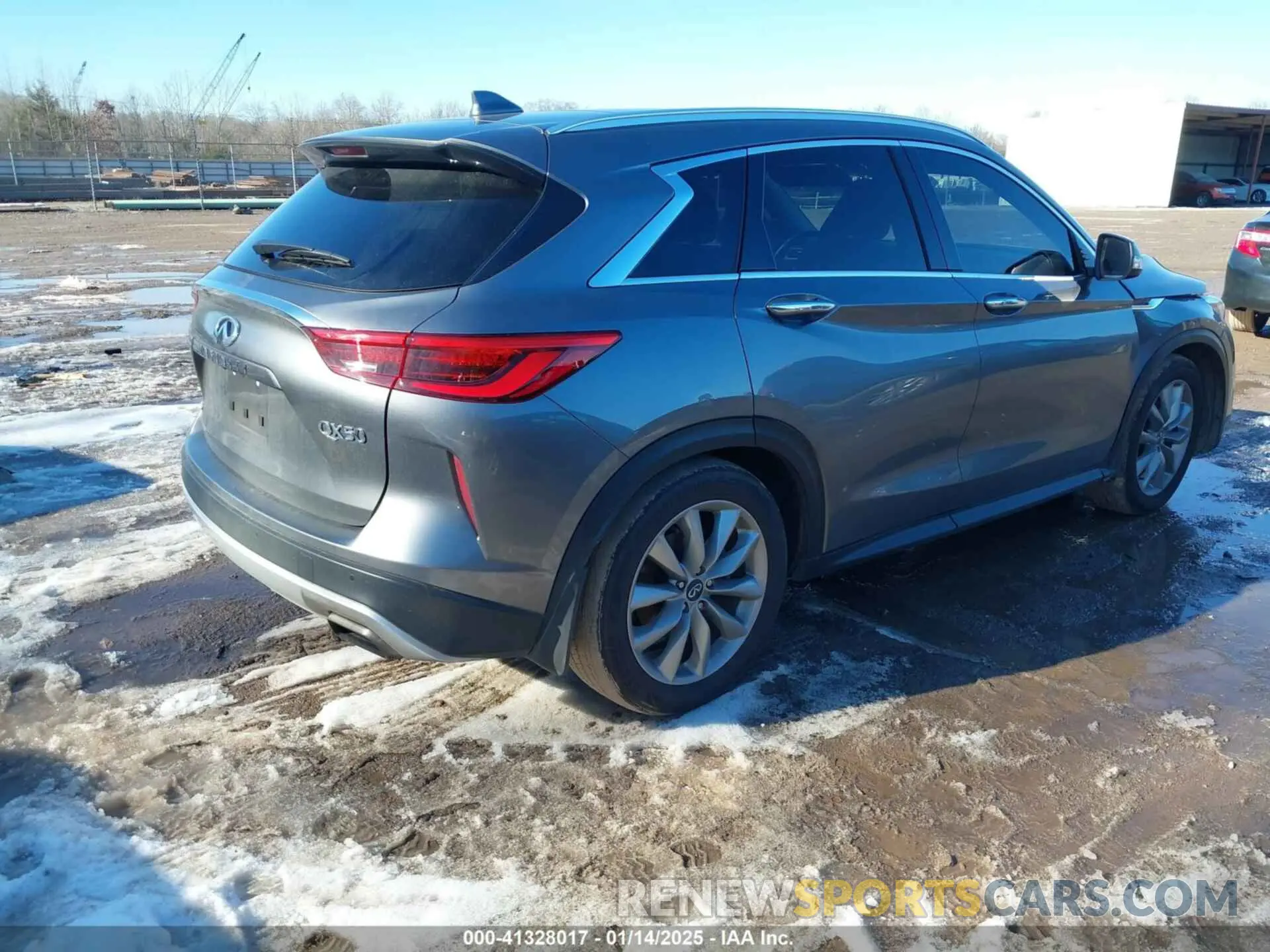 4 Photograph of a damaged car 3PCAJ5M34LF111997 INFINITI QX50 2020