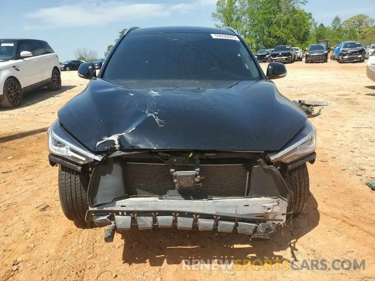 5 Photograph of a damaged car 3PCAJ5M35LF109160 INFINITI QX50 2020