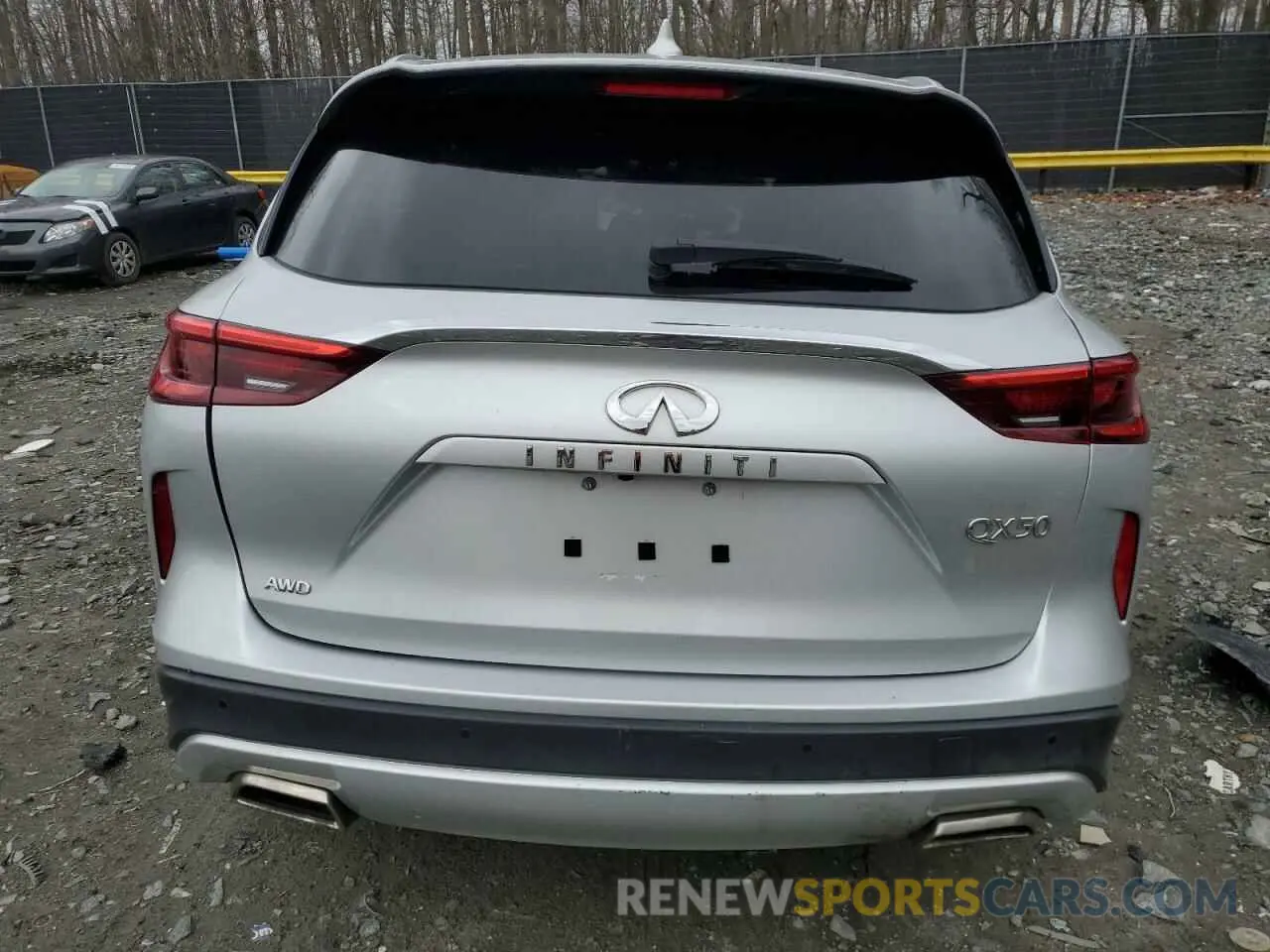 6 Photograph of a damaged car 3PCAJ5M36LF110379 INFINITI QX50 2020
