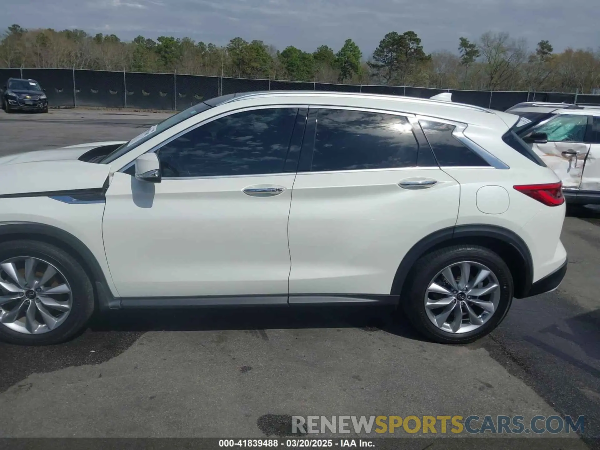14 Photograph of a damaged car 3PCAJ5M36LF111211 INFINITI QX50 2020