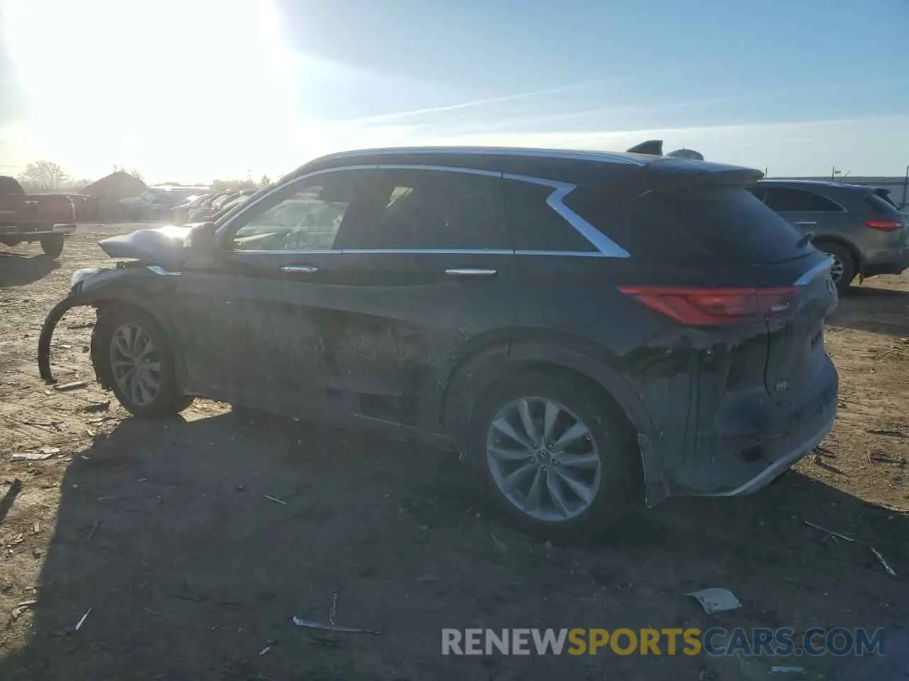 2 Photograph of a damaged car 3PCAJ5M36LF117347 INFINITI QX50 2020