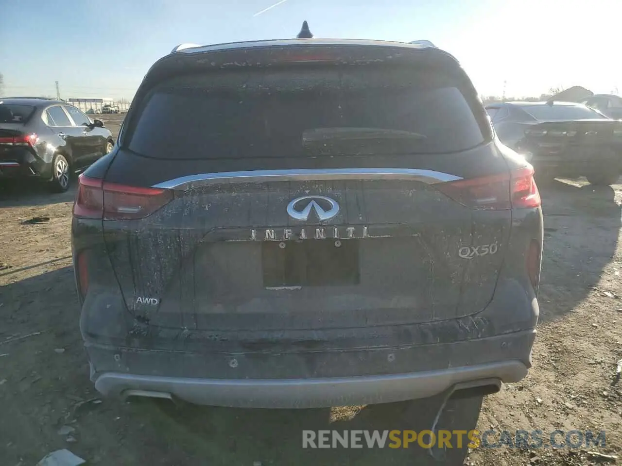 6 Photograph of a damaged car 3PCAJ5M36LF117347 INFINITI QX50 2020