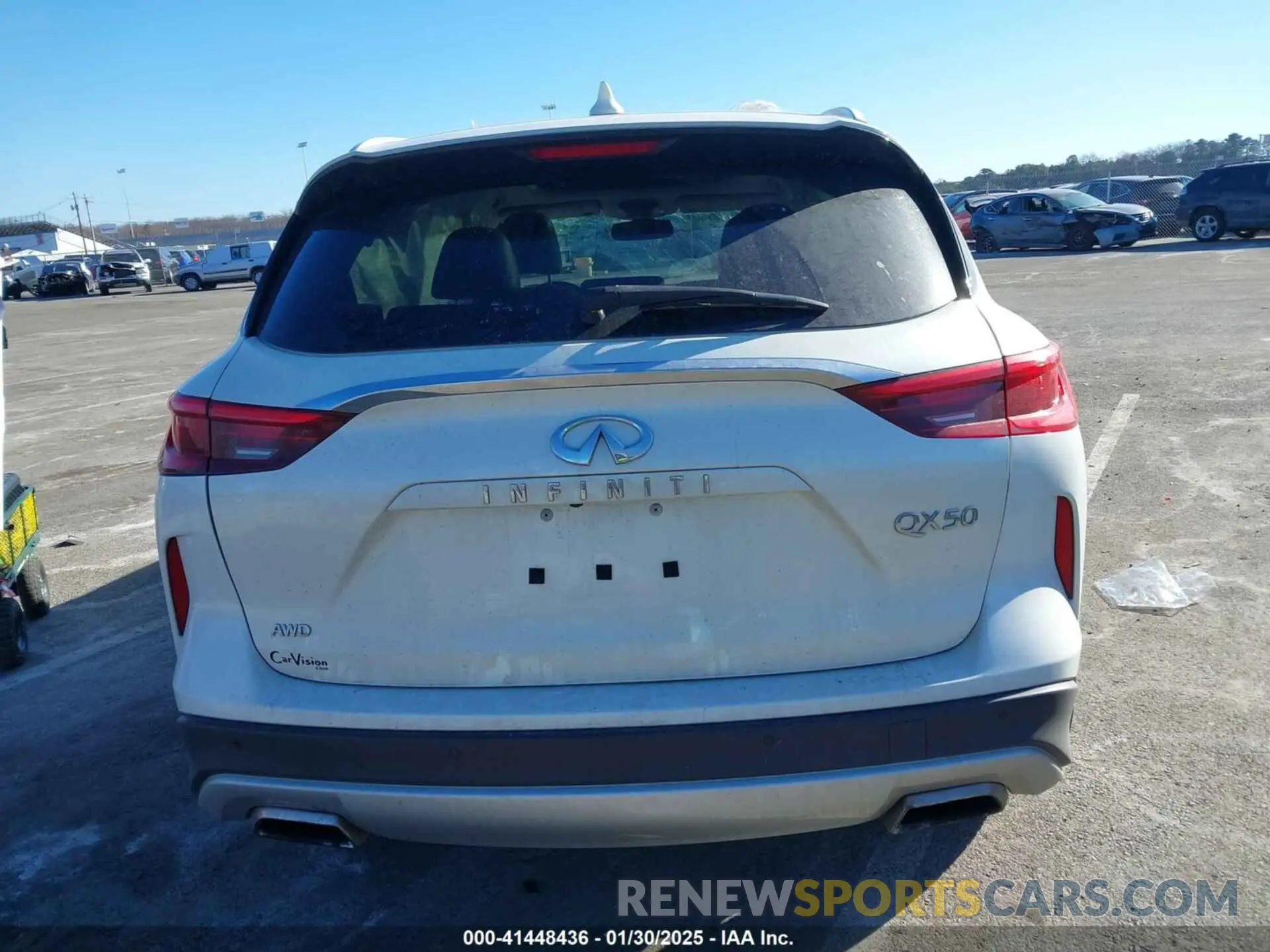 16 Photograph of a damaged car 3PCAJ5M37LF111864 INFINITI QX50 2020