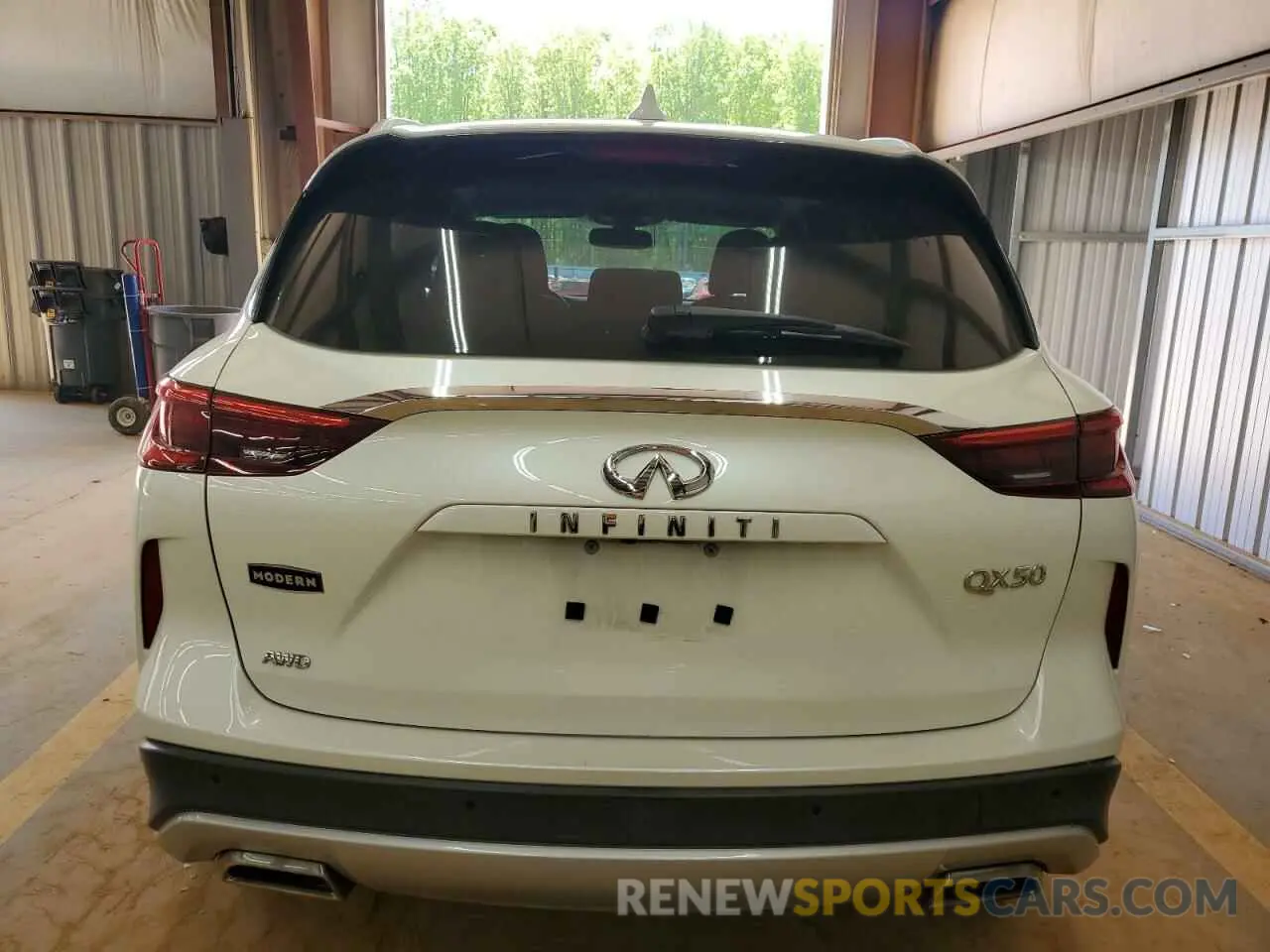 6 Photograph of a damaged car 3PCAJ5M38LF101201 INFINITI QX50 2020