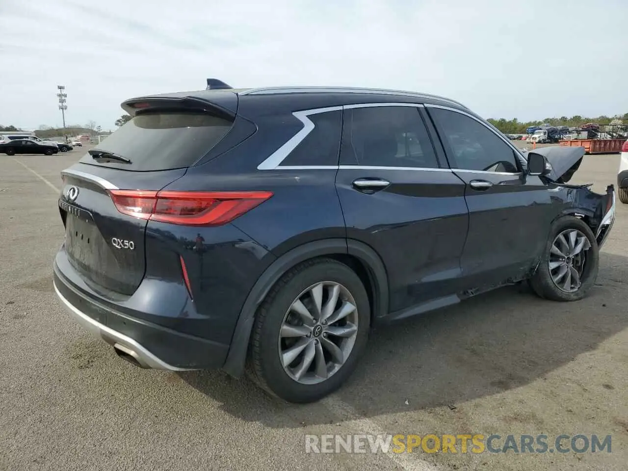 3 Photograph of a damaged car 3PCAJ5M38LF120895 INFINITI QX50 2020
