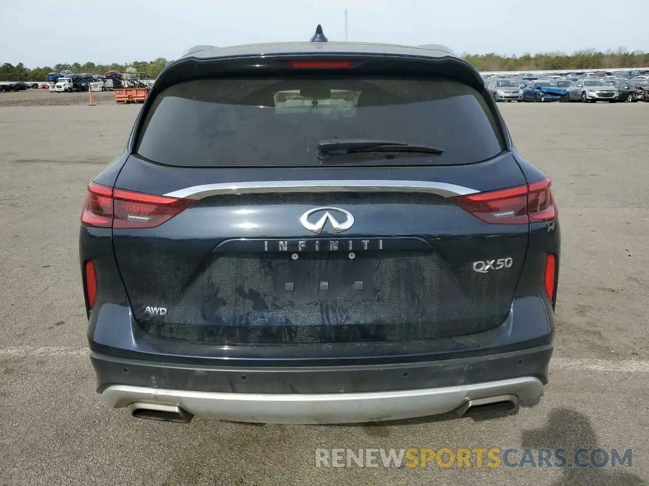 6 Photograph of a damaged car 3PCAJ5M38LF120895 INFINITI QX50 2020