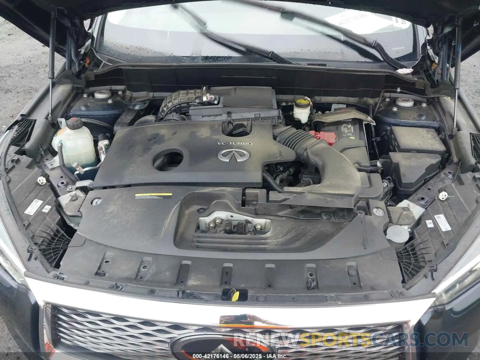 10 Photograph of a damaged car 3PCAJ5M3XLF107050 INFINITI QX50 2020