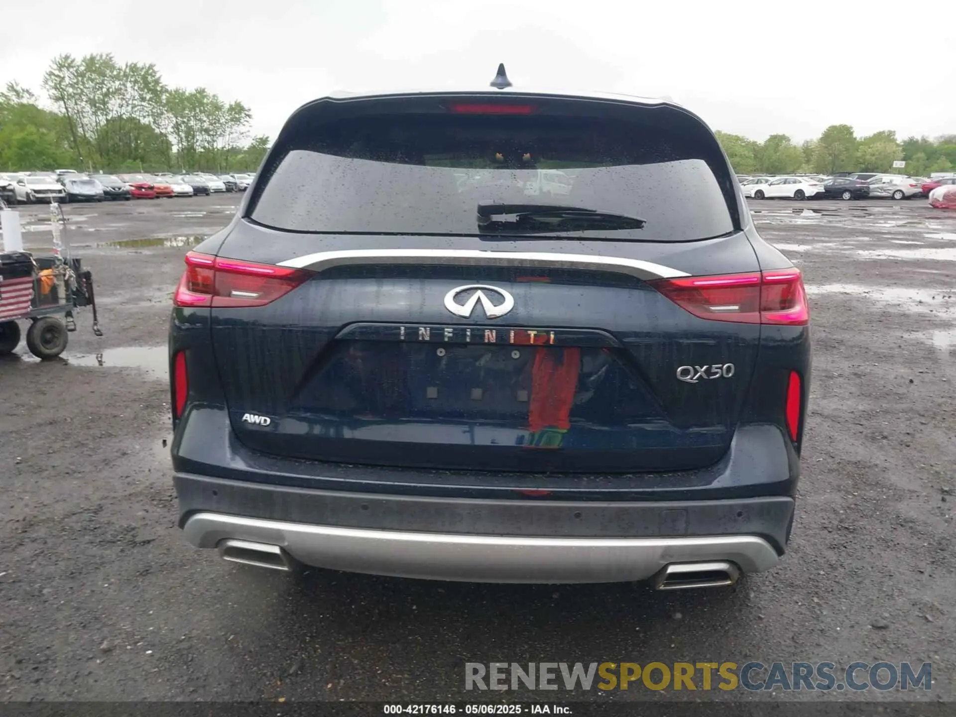 16 Photograph of a damaged car 3PCAJ5M3XLF107050 INFINITI QX50 2020