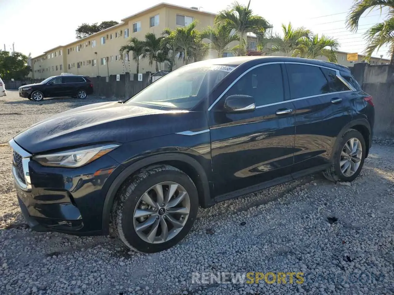 1 Photograph of a damaged car 3PCAJ5AA1MF101089 INFINITI QX50 2021
