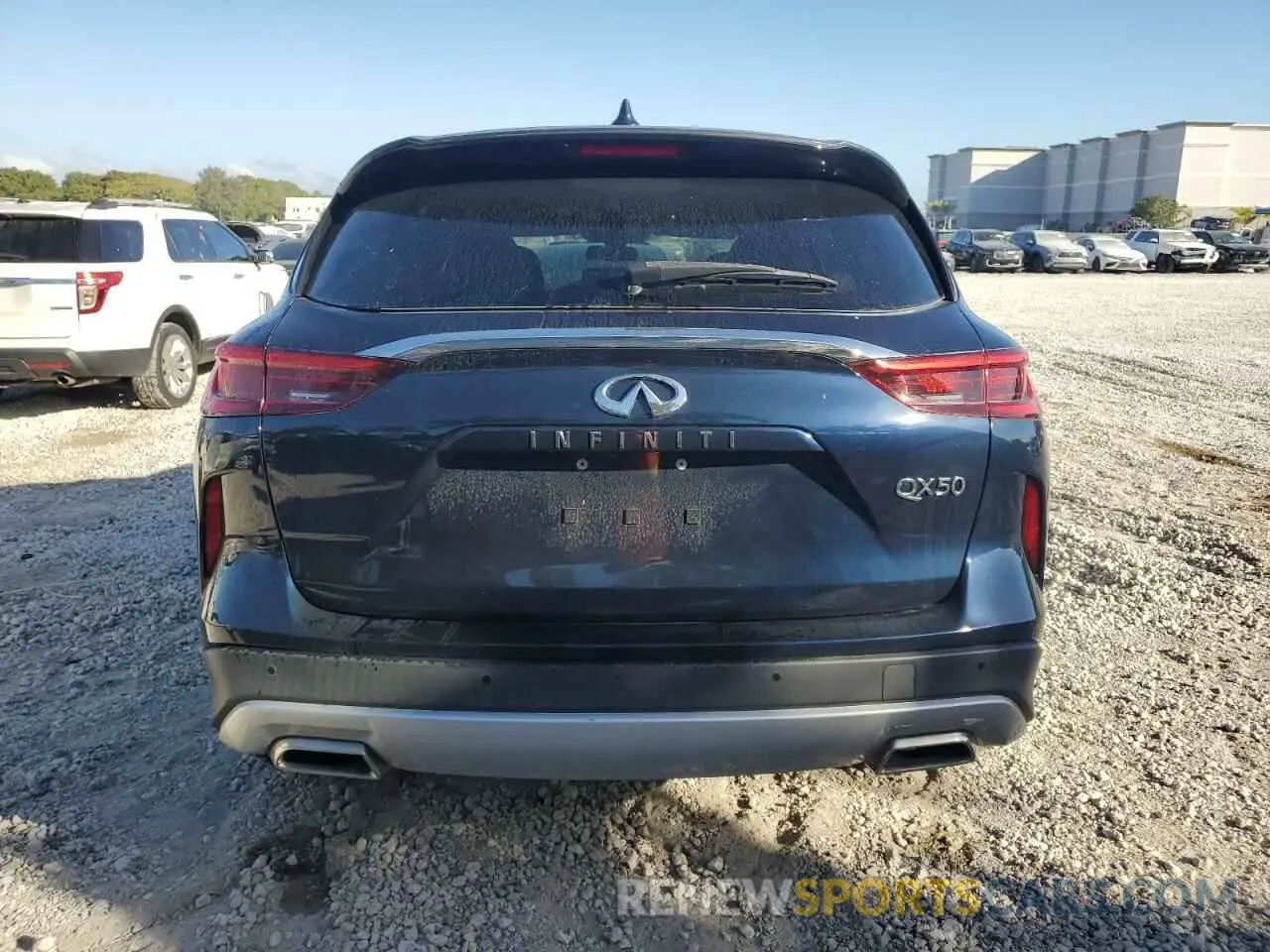 6 Photograph of a damaged car 3PCAJ5AA1MF101089 INFINITI QX50 2021