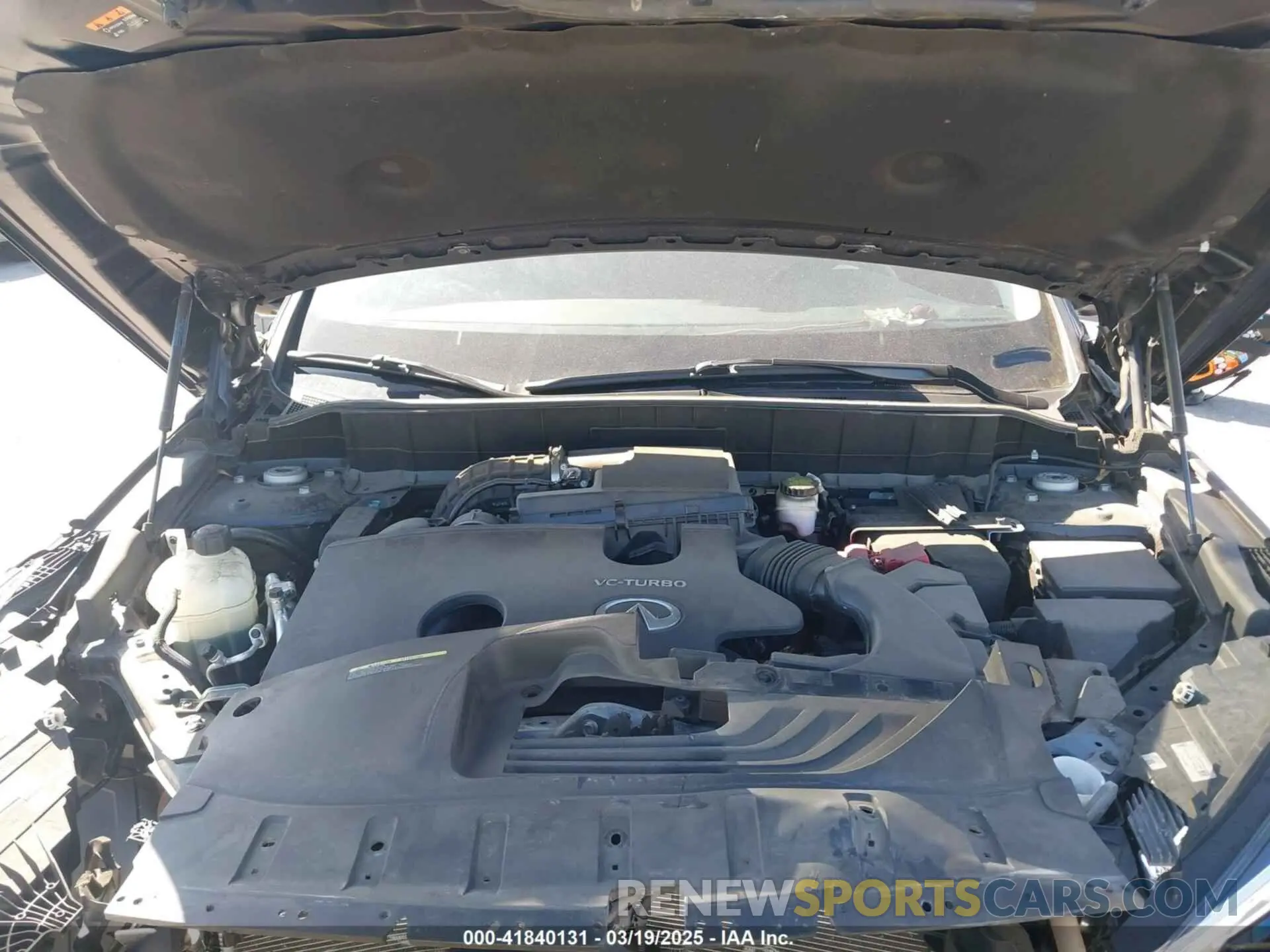 10 Photograph of a damaged car 3PCAJ5AA3MF104964 INFINITI QX50 2021