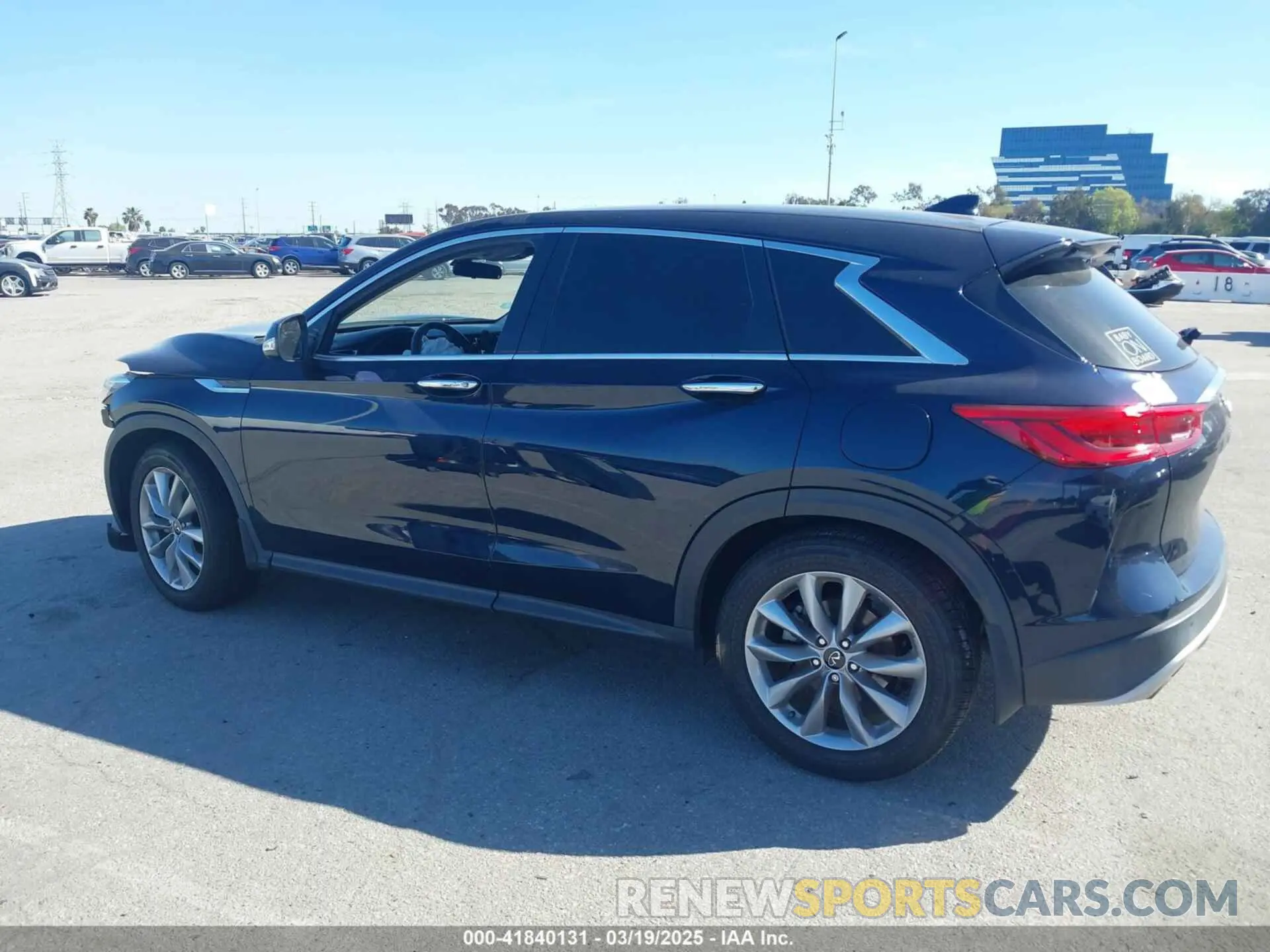 14 Photograph of a damaged car 3PCAJ5AA3MF104964 INFINITI QX50 2021