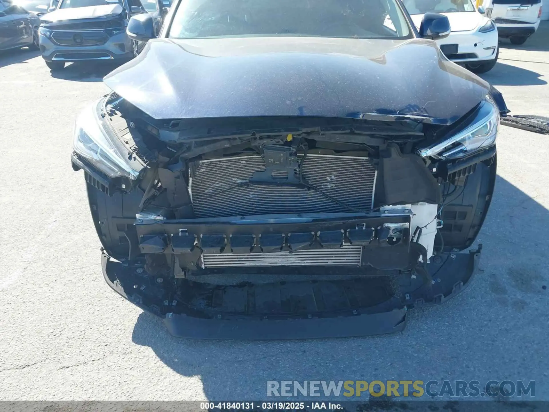 6 Photograph of a damaged car 3PCAJ5AA3MF104964 INFINITI QX50 2021
