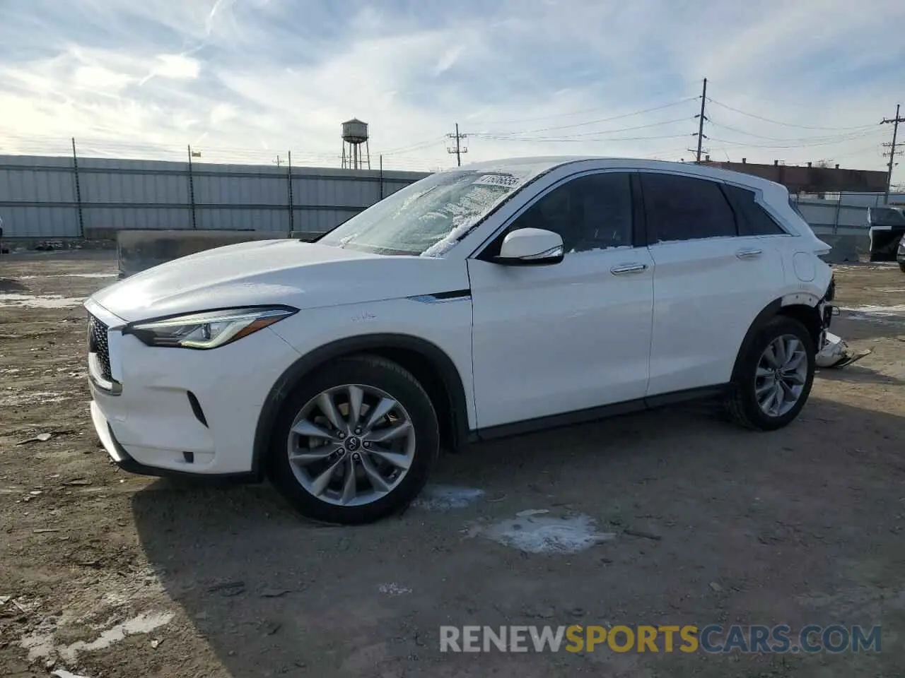 1 Photograph of a damaged car 3PCAJ5AAXMF118487 INFINITI QX50 2021
