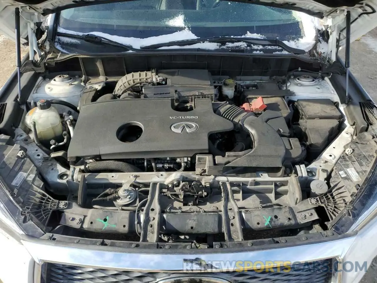 12 Photograph of a damaged car 3PCAJ5AAXMF118487 INFINITI QX50 2021