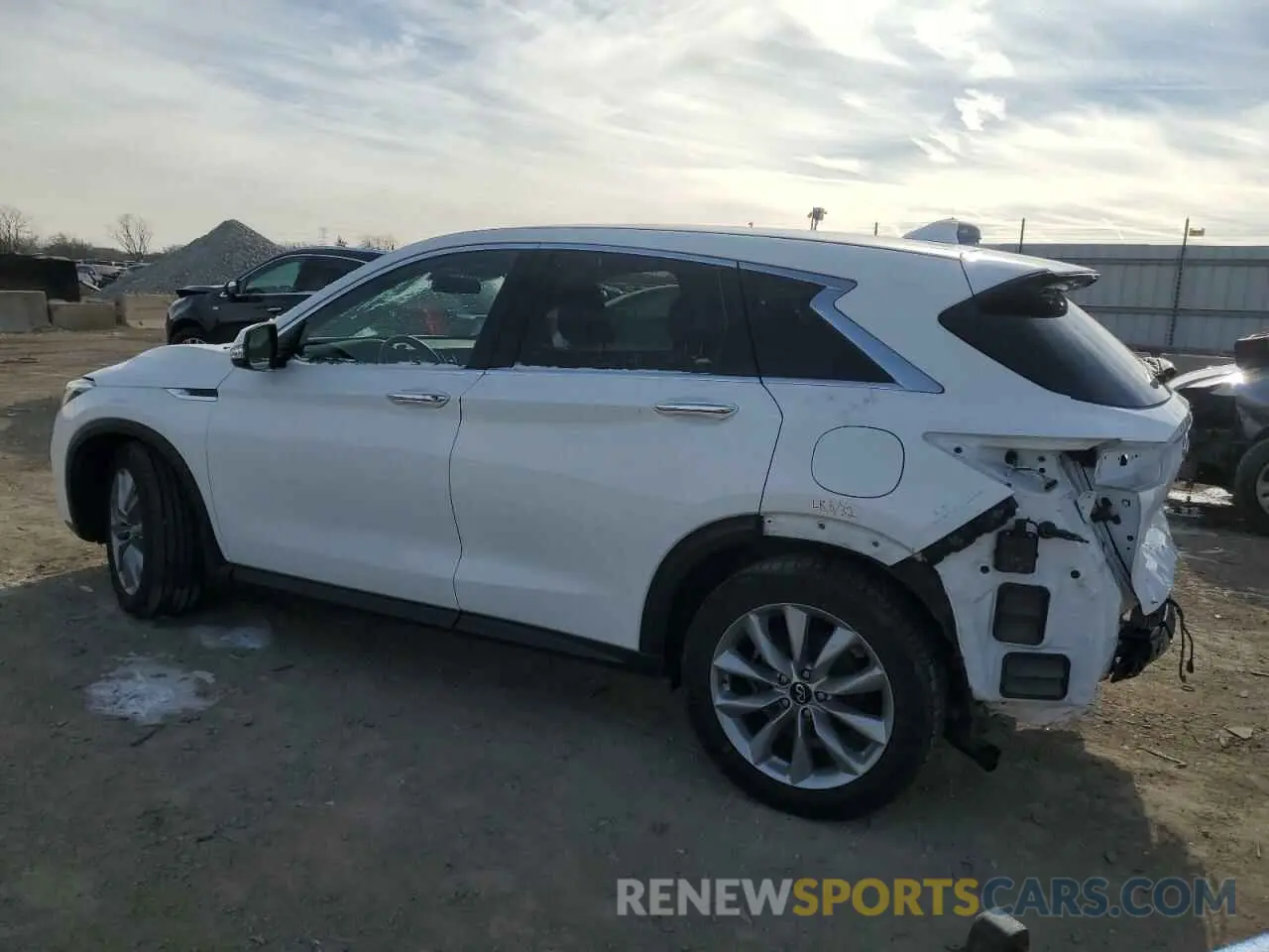 2 Photograph of a damaged car 3PCAJ5AAXMF118487 INFINITI QX50 2021