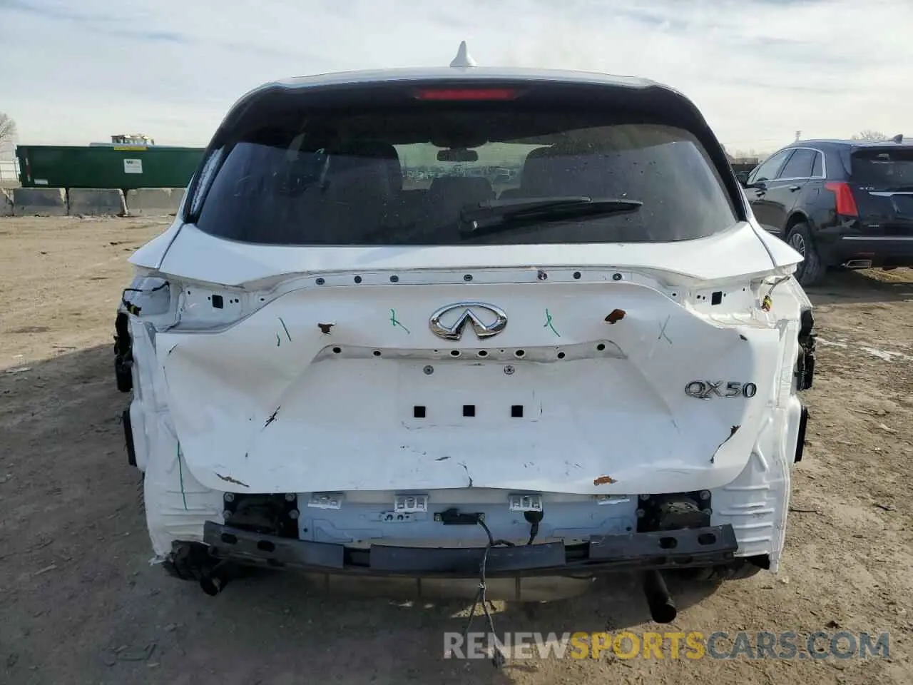 6 Photograph of a damaged car 3PCAJ5AAXMF118487 INFINITI QX50 2021