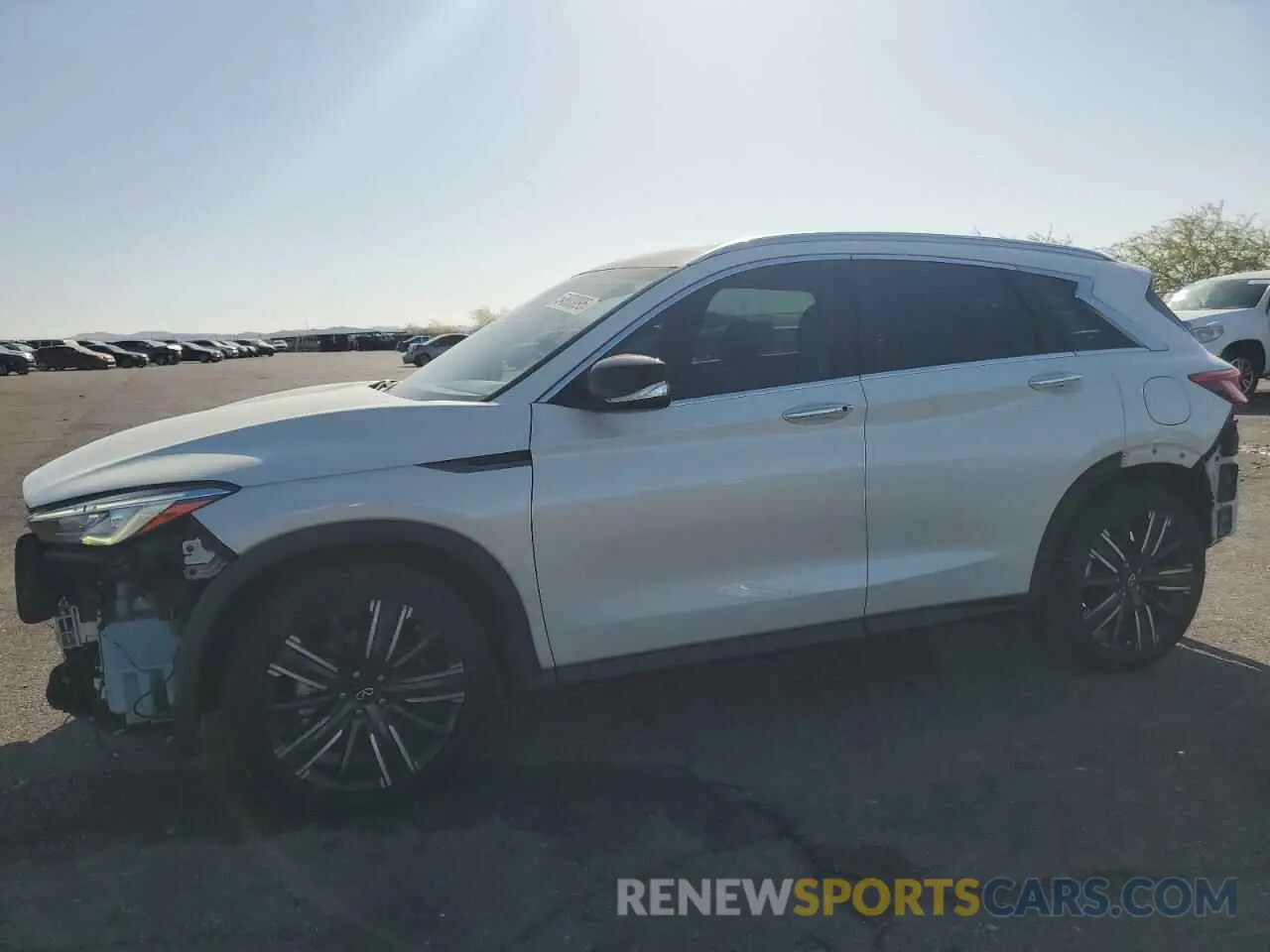 1 Photograph of a damaged car 3PCAJ5BA0MF124281 INFINITI QX50 2021