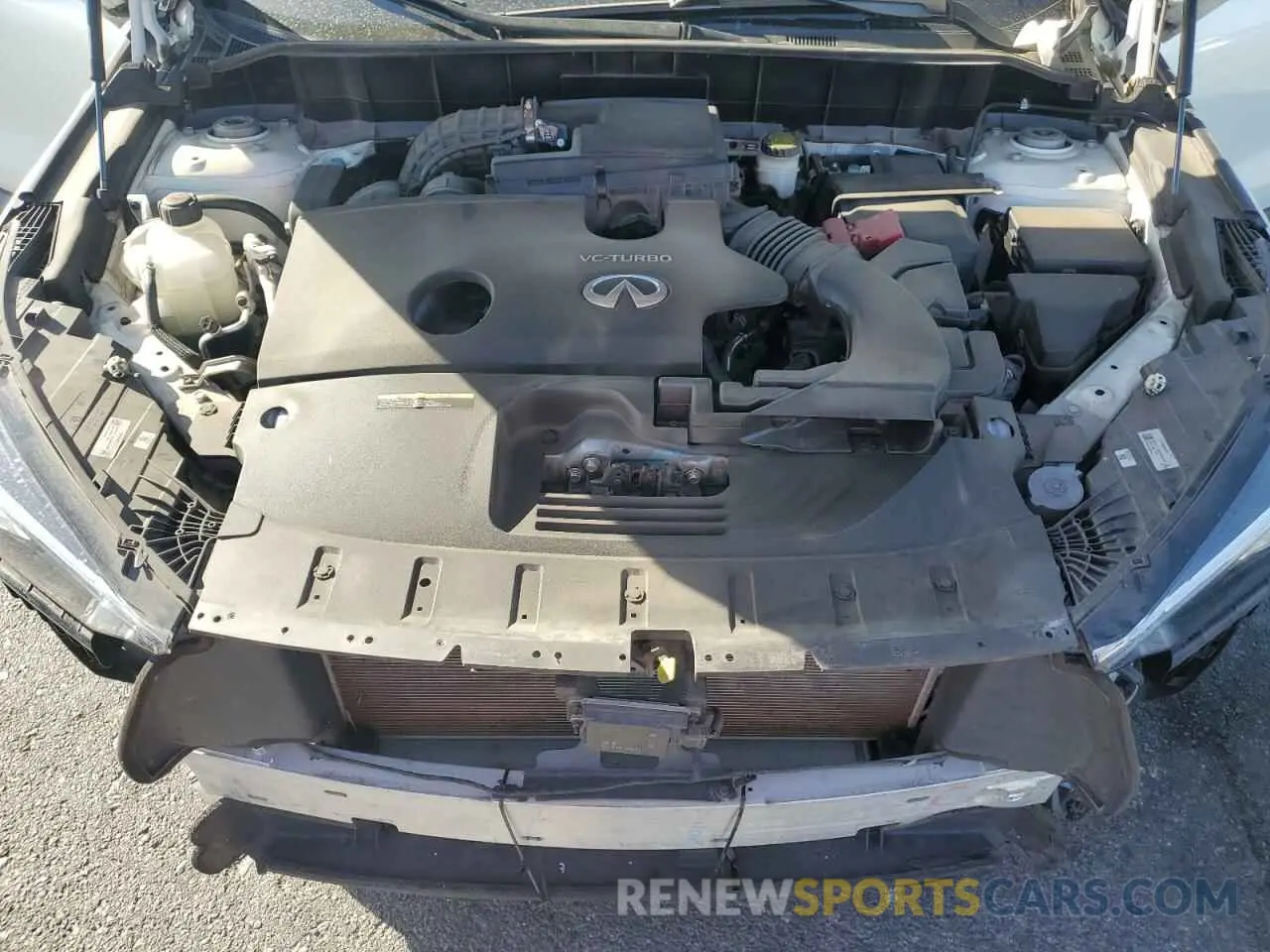 12 Photograph of a damaged car 3PCAJ5BA0MF124281 INFINITI QX50 2021