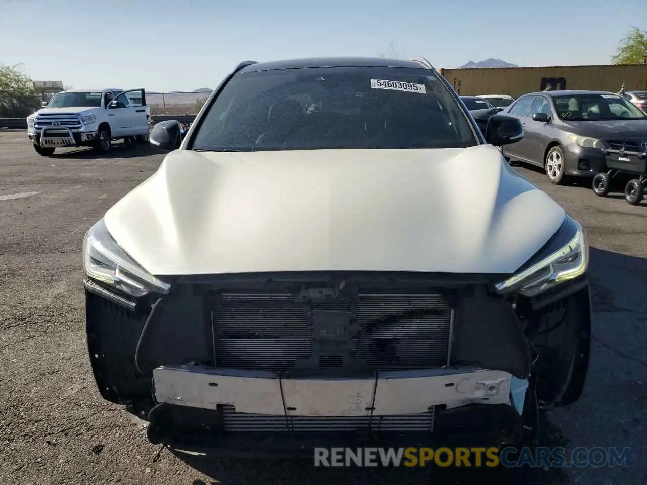 5 Photograph of a damaged car 3PCAJ5BA0MF124281 INFINITI QX50 2021