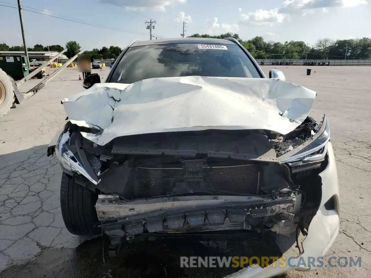 5 Photograph of a damaged car 3PCAJ5BA1MF103374 INFINITI QX50 2021