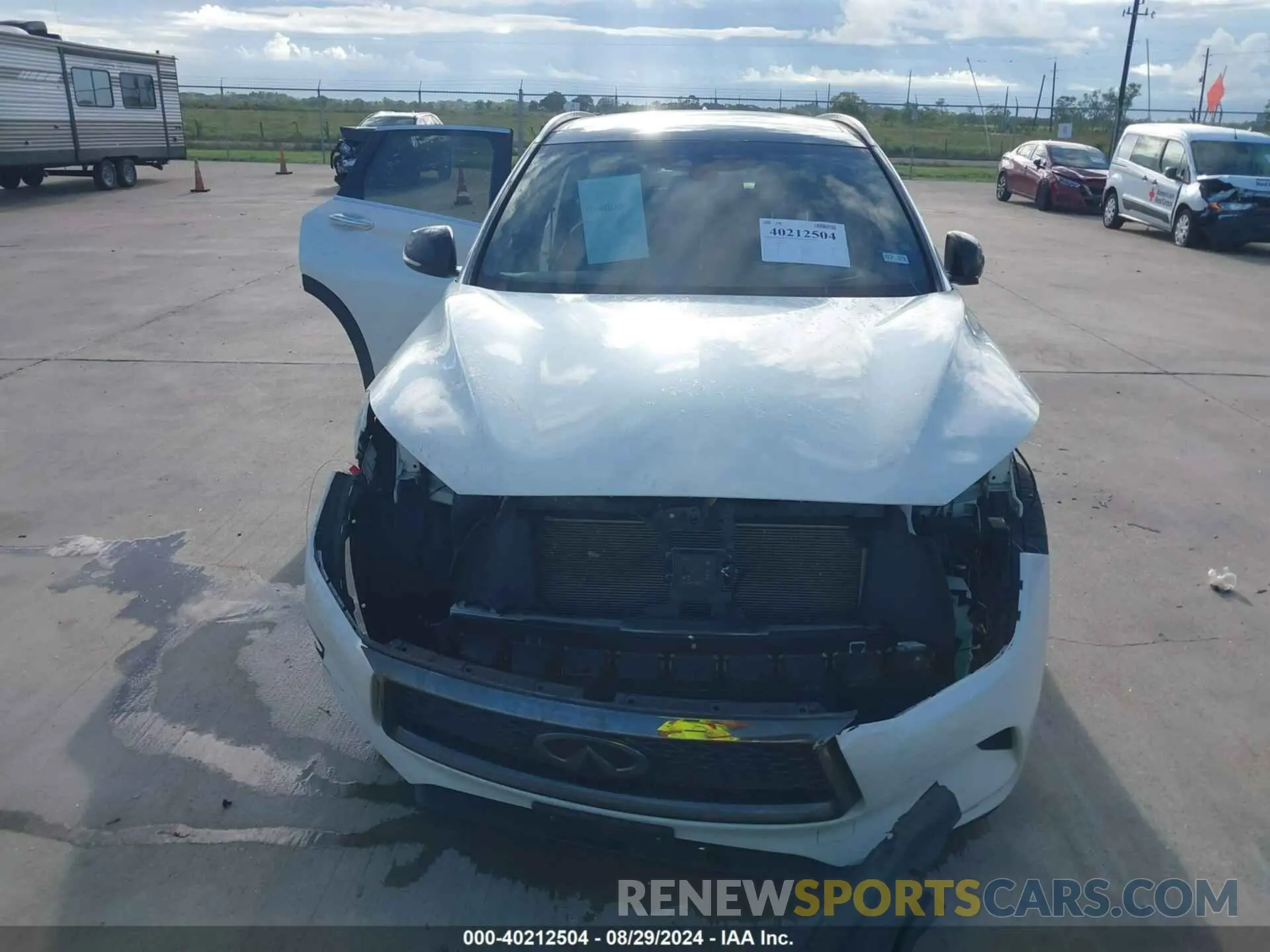 13 Photograph of a damaged car 3PCAJ5BA1MF110115 INFINITI QX50 2021