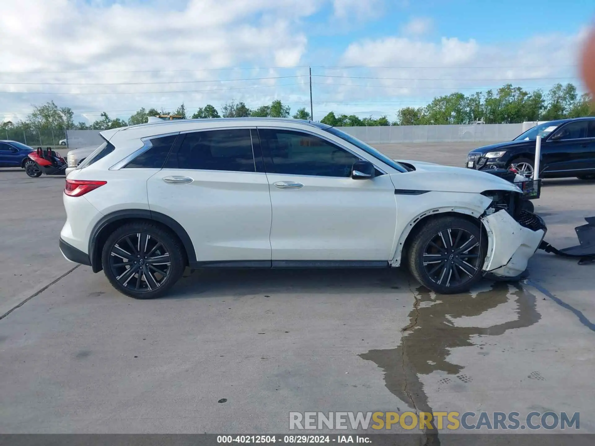 14 Photograph of a damaged car 3PCAJ5BA1MF110115 INFINITI QX50 2021