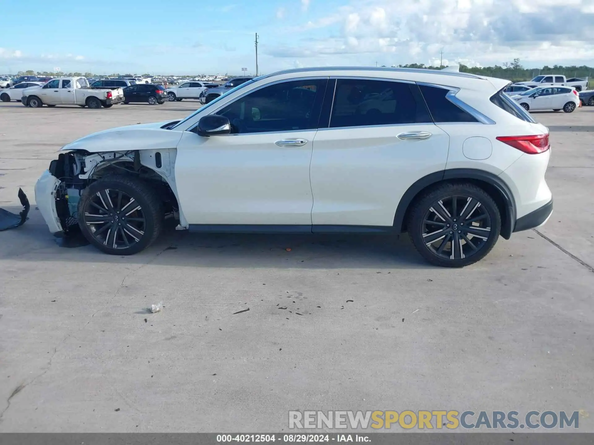 15 Photograph of a damaged car 3PCAJ5BA1MF110115 INFINITI QX50 2021