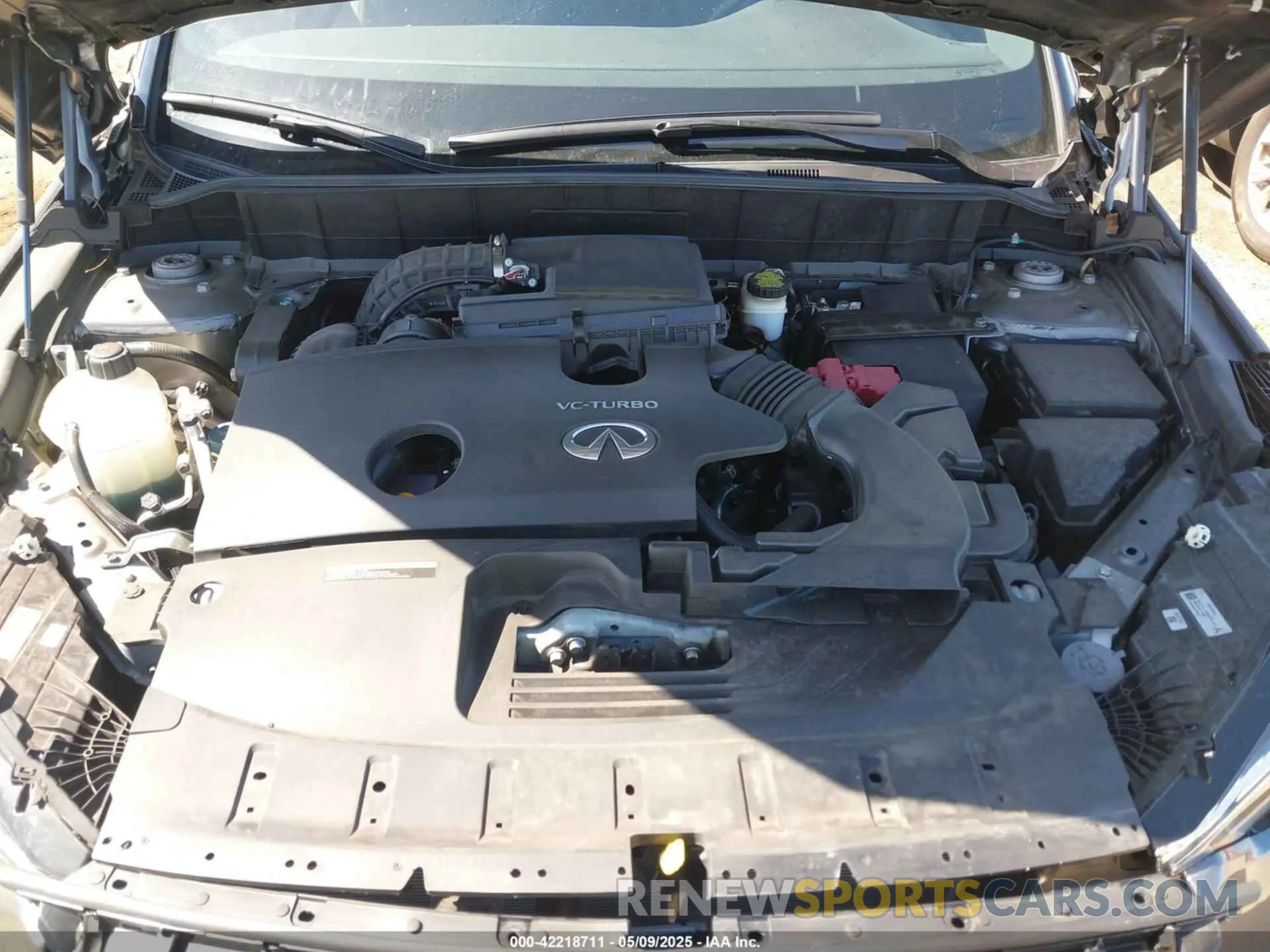 10 Photograph of a damaged car 3PCAJ5BA2MF111323 INFINITI QX50 2021