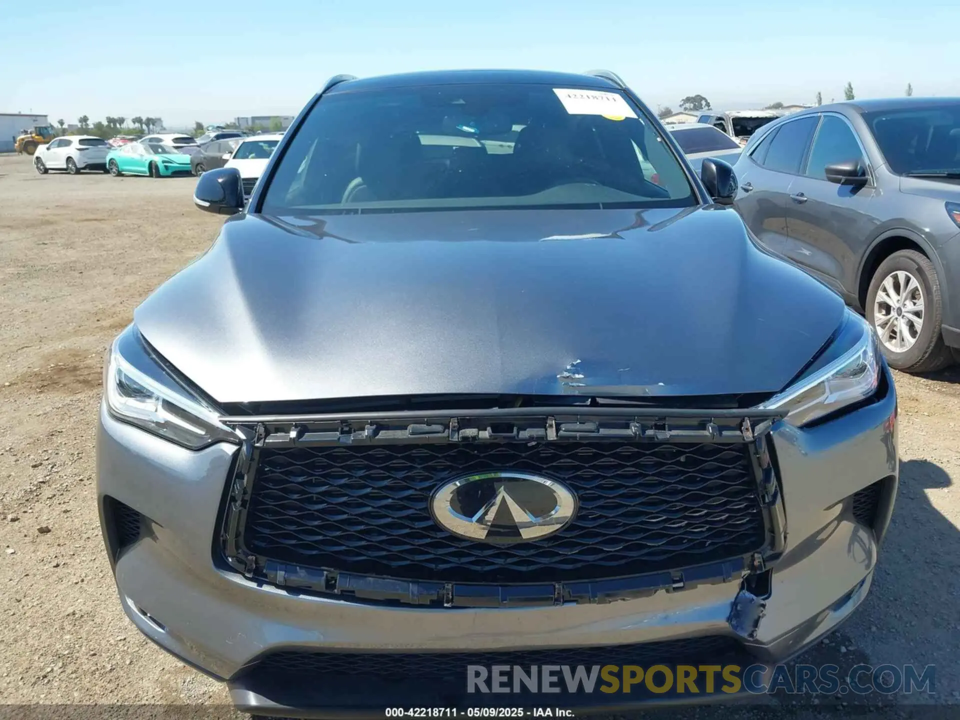 12 Photograph of a damaged car 3PCAJ5BA2MF111323 INFINITI QX50 2021