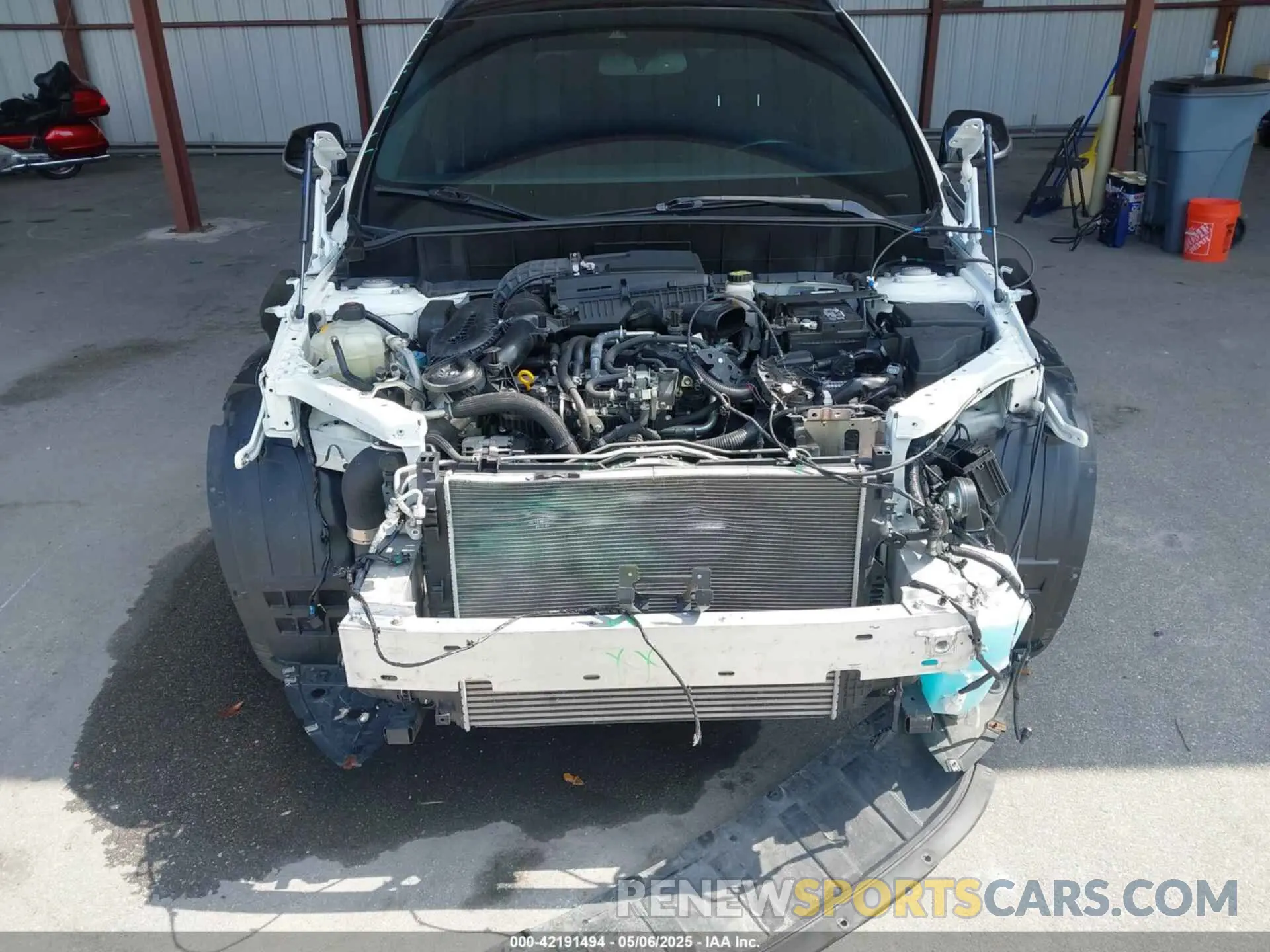 6 Photograph of a damaged car 3PCAJ5BA2MF112939 INFINITI QX50 2021