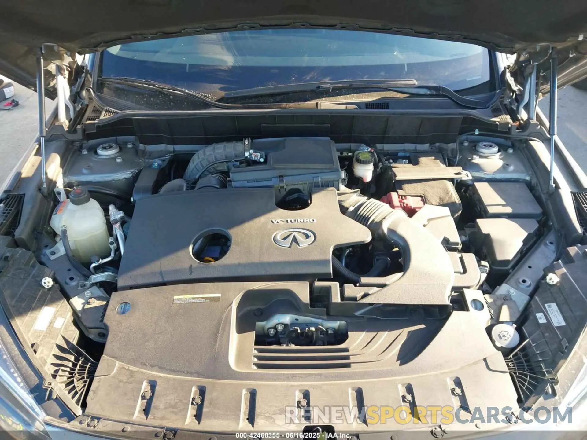 10 Photograph of a damaged car 3PCAJ5BA4MF113543 INFINITI QX50 2021