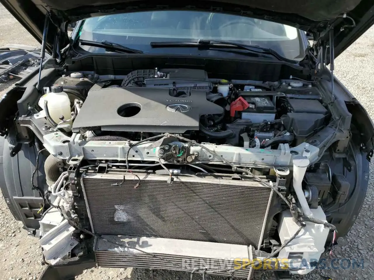 12 Photograph of a damaged car 3PCAJ5BA7MF101029 INFINITI QX50 2021