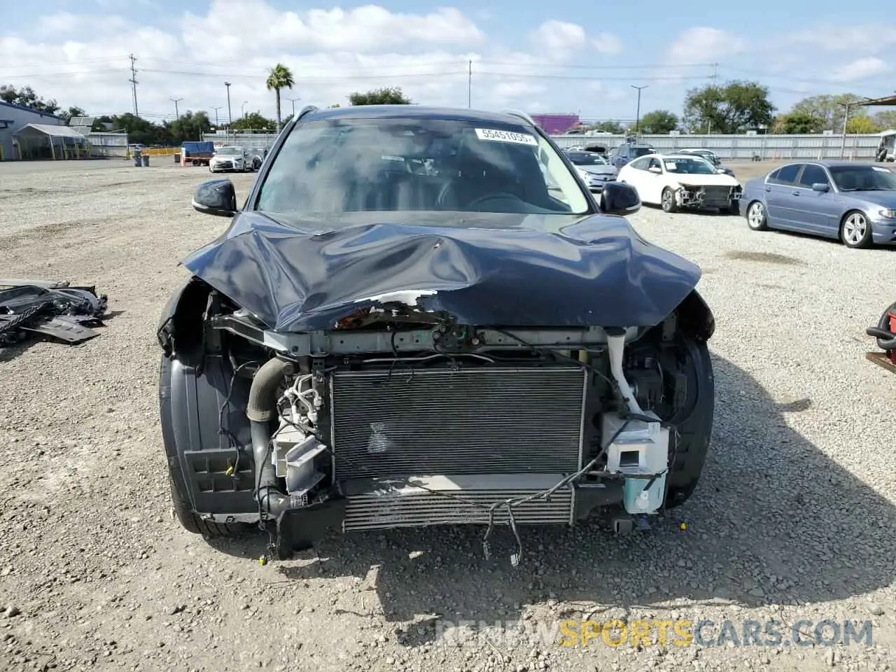 5 Photograph of a damaged car 3PCAJ5BA7MF101029 INFINITI QX50 2021