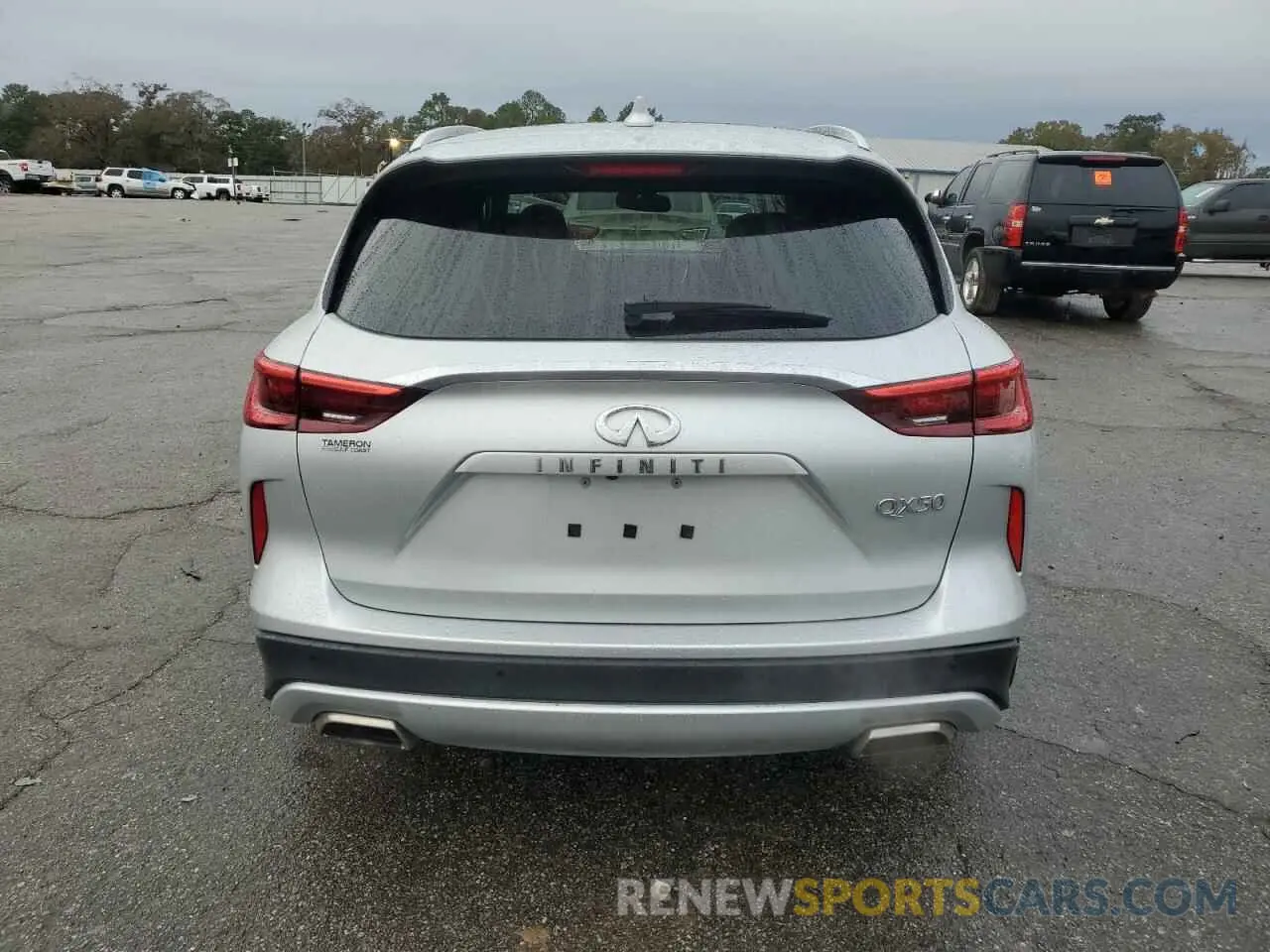 6 Photograph of a damaged car 3PCAJ5BA7MF104724 INFINITI QX50 2021
