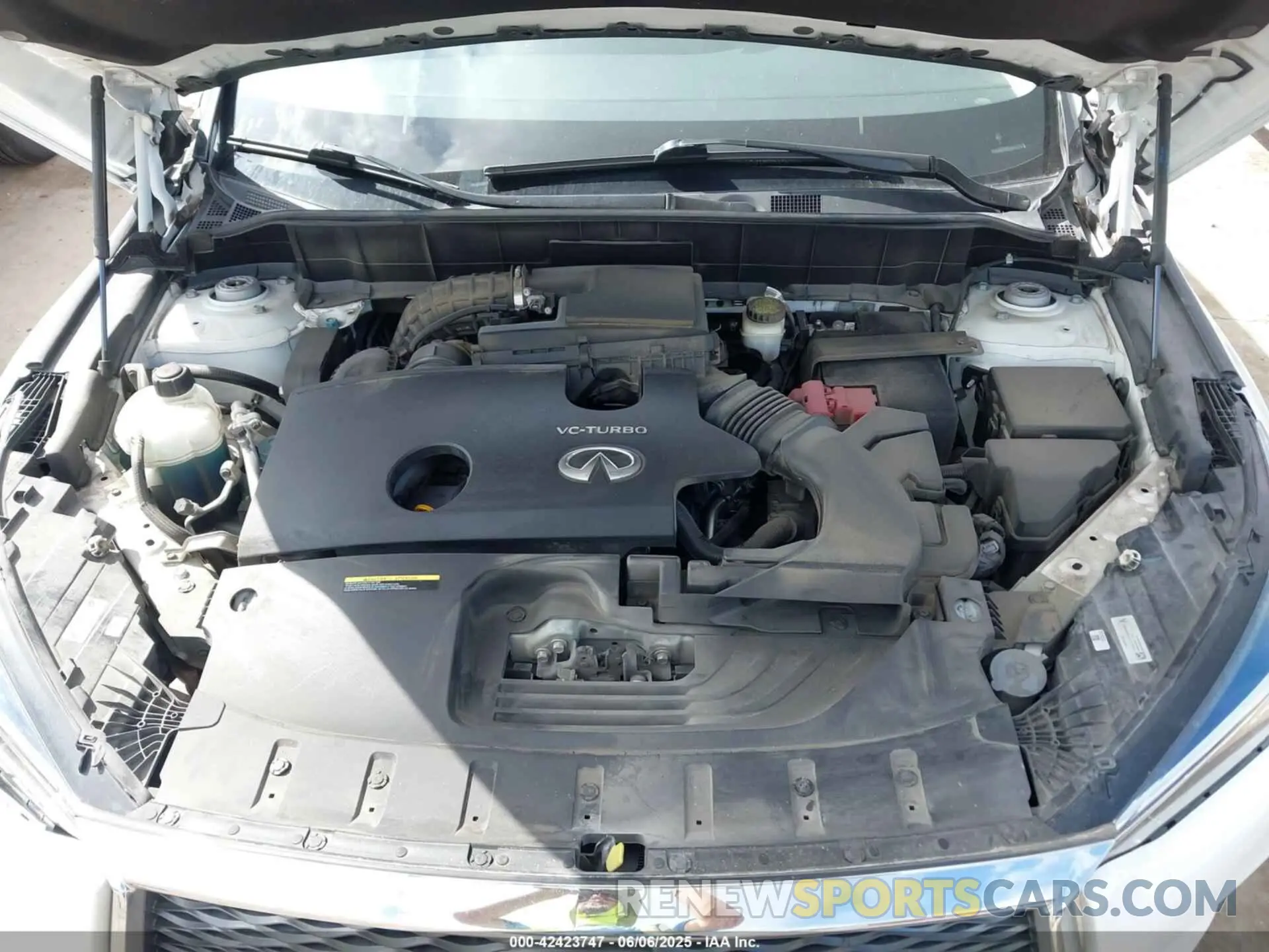9 Photograph of a damaged car 3PCAJ5BA8MF105137 INFINITI QX50 2021