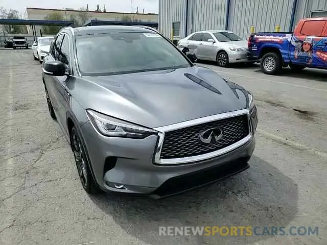 14 Photograph of a damaged car 3PCAJ5BA8MF111844 INFINITI QX50 2021