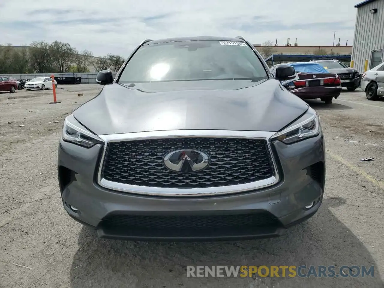 5 Photograph of a damaged car 3PCAJ5BA8MF111844 INFINITI QX50 2021