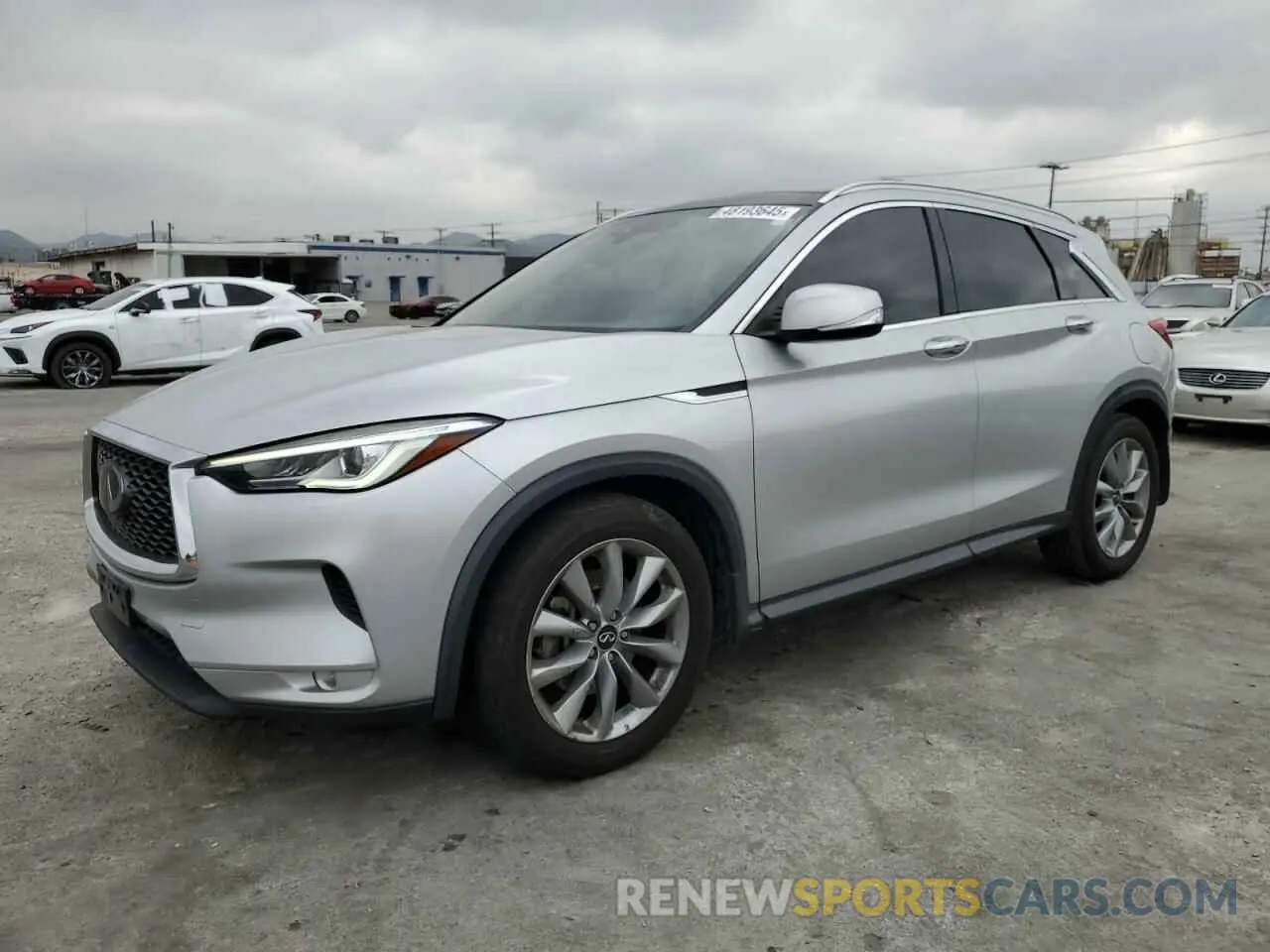 1 Photograph of a damaged car 3PCAJ5BA8MF117966 INFINITI QX50 2021