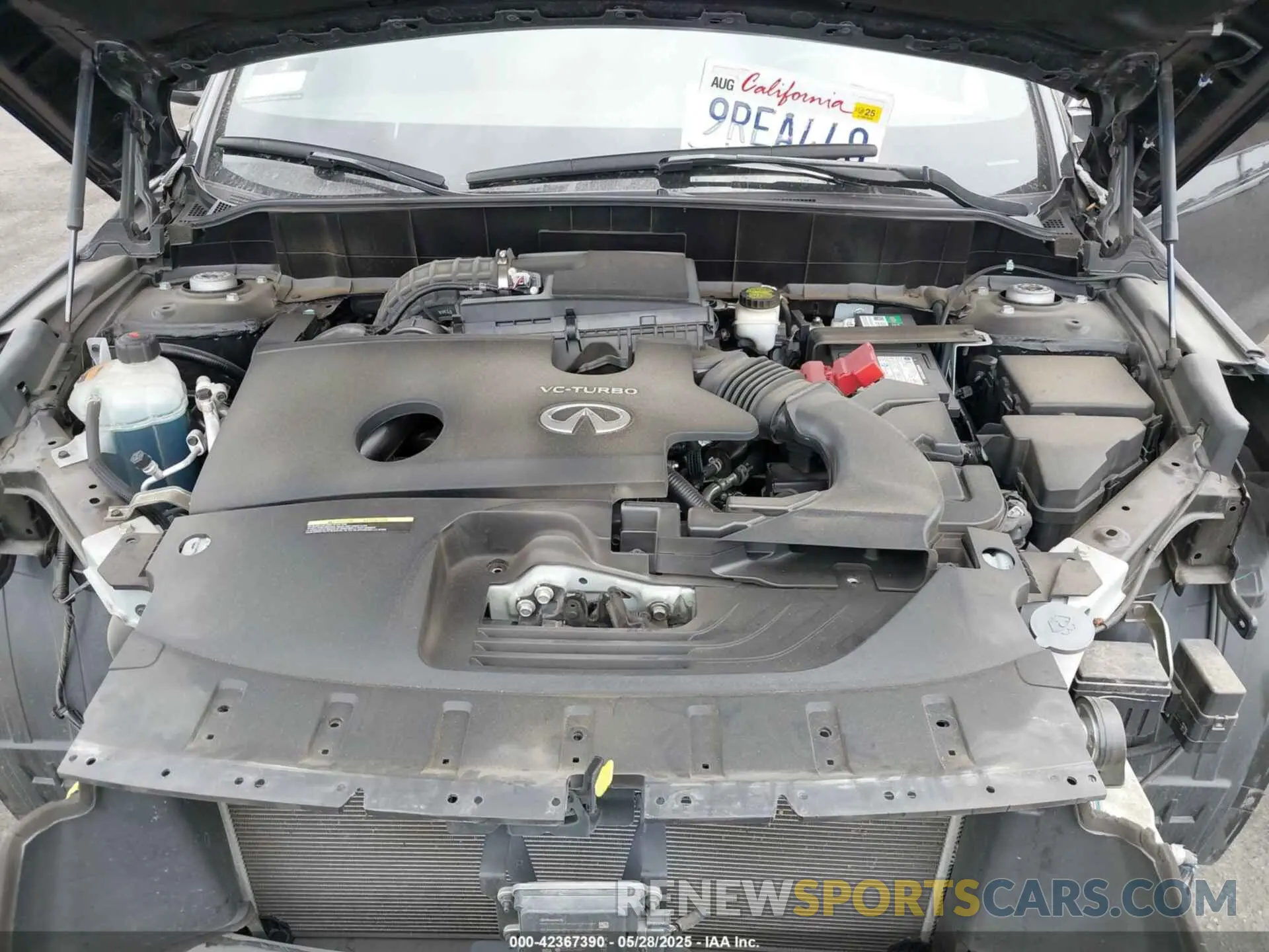 10 Photograph of a damaged car 3PCAJ5BA9MF112761 INFINITI QX50 2021